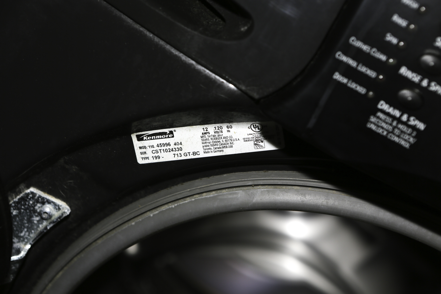 Kenmore Elite Washing Machine