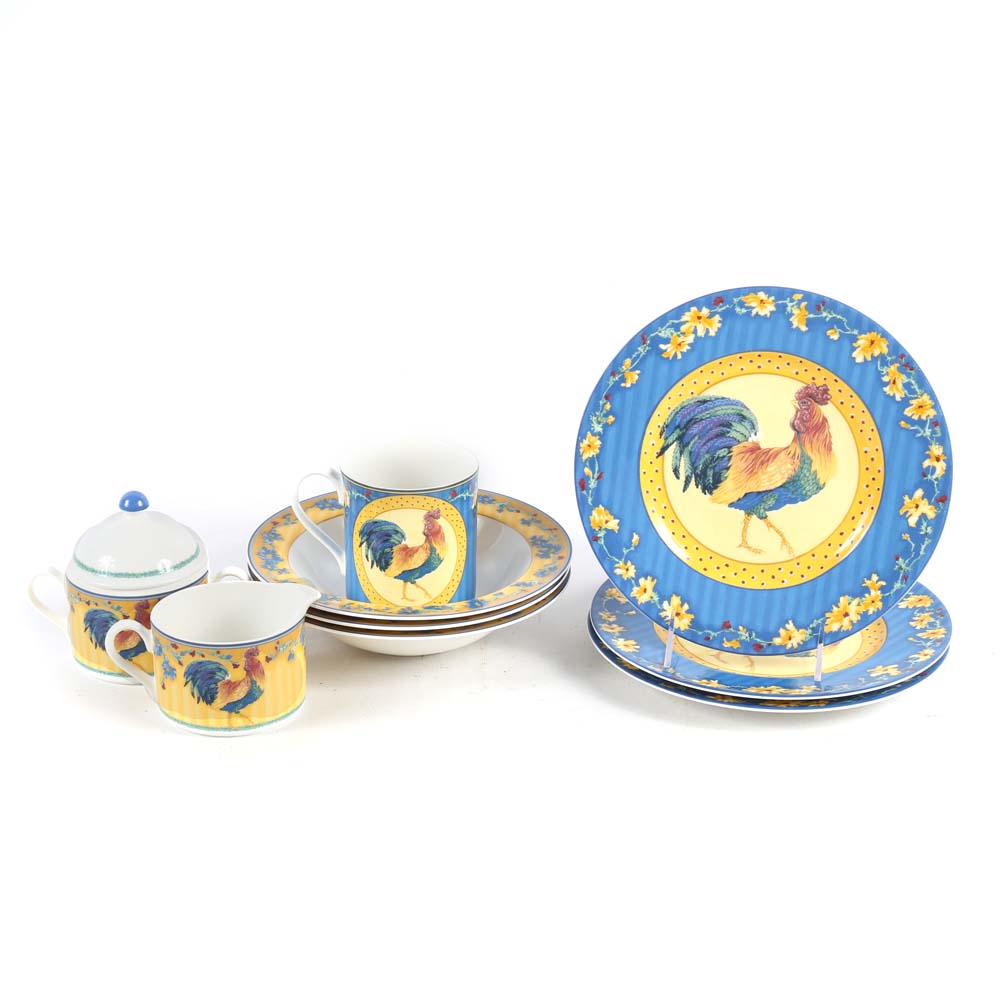 Fitz and Floyd "Coq du Village" Tableware