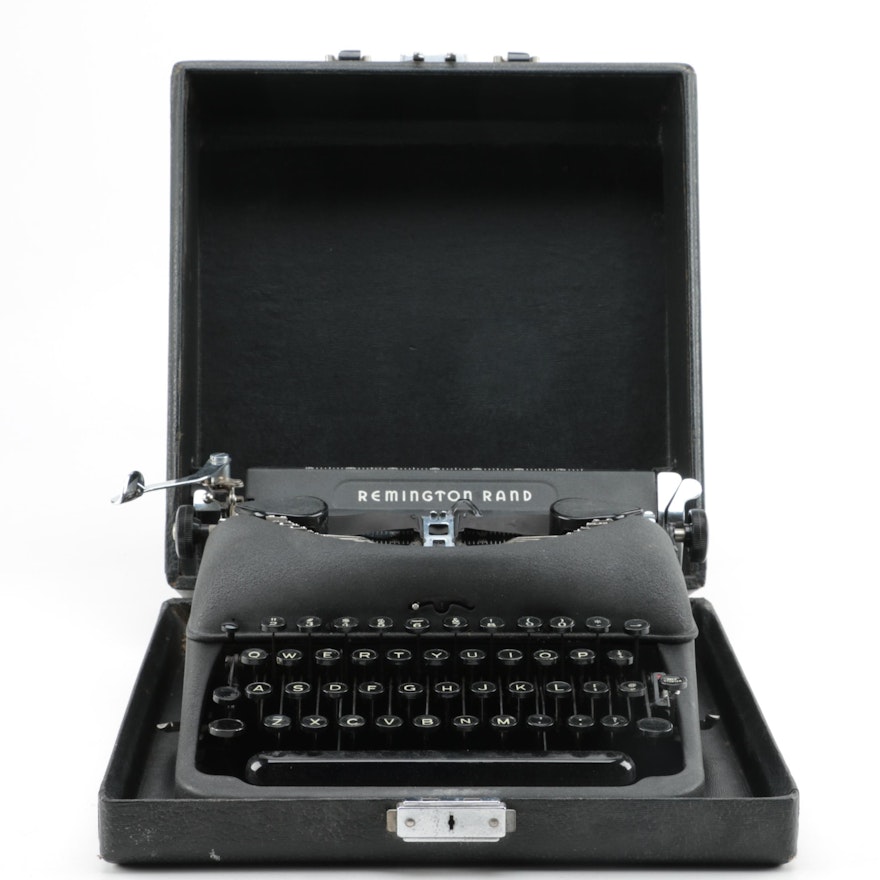 Vintage Remington Rand Portable Typewriter