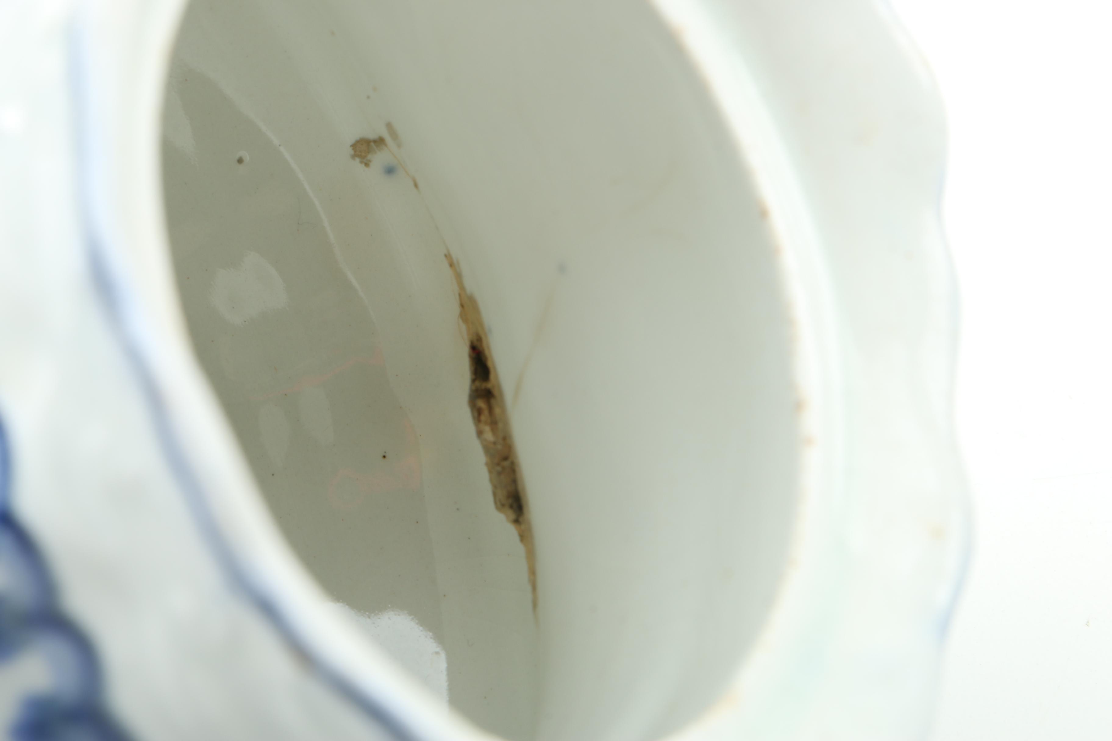 Late 19th Century J. & G. Meakin "Rosalie" Flow Blue Sugar Bowl