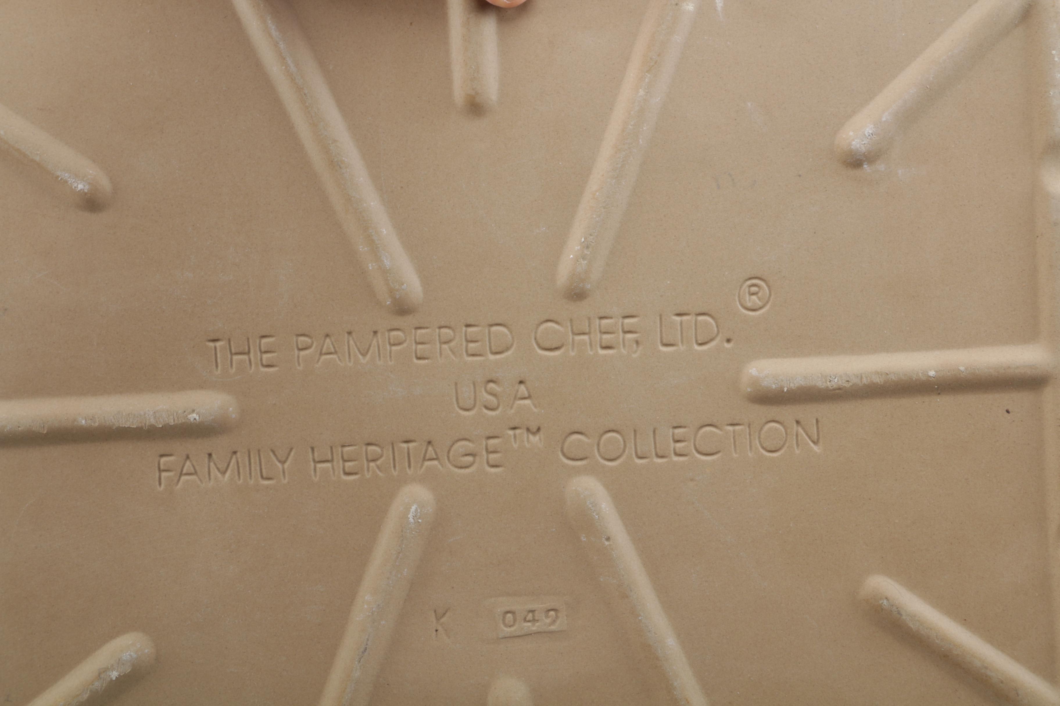 Pampered Chef Stoneware Baking Pans and Cooking Accessories