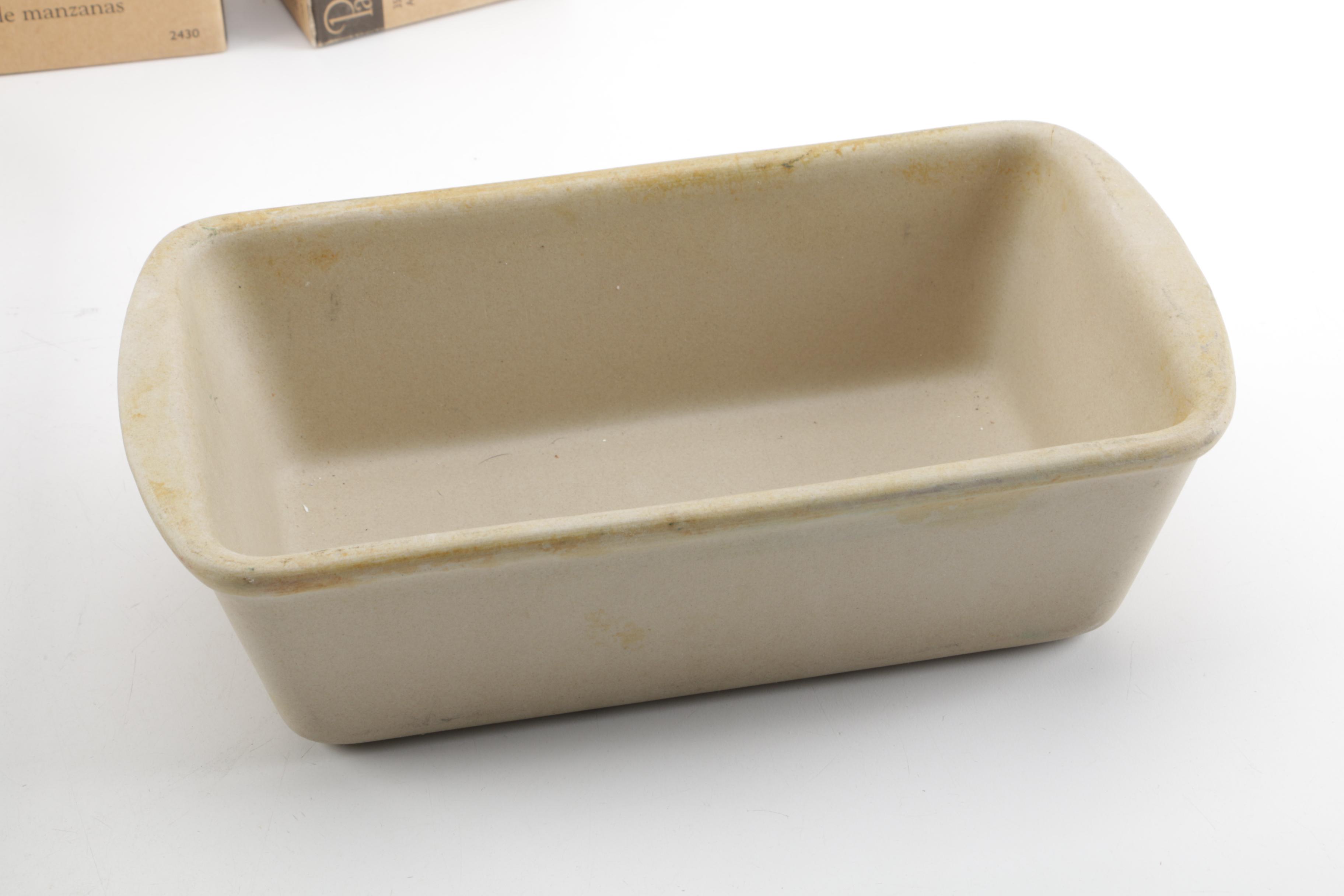 Pampered Chef Stoneware Baking Pans and Cooking Accessories