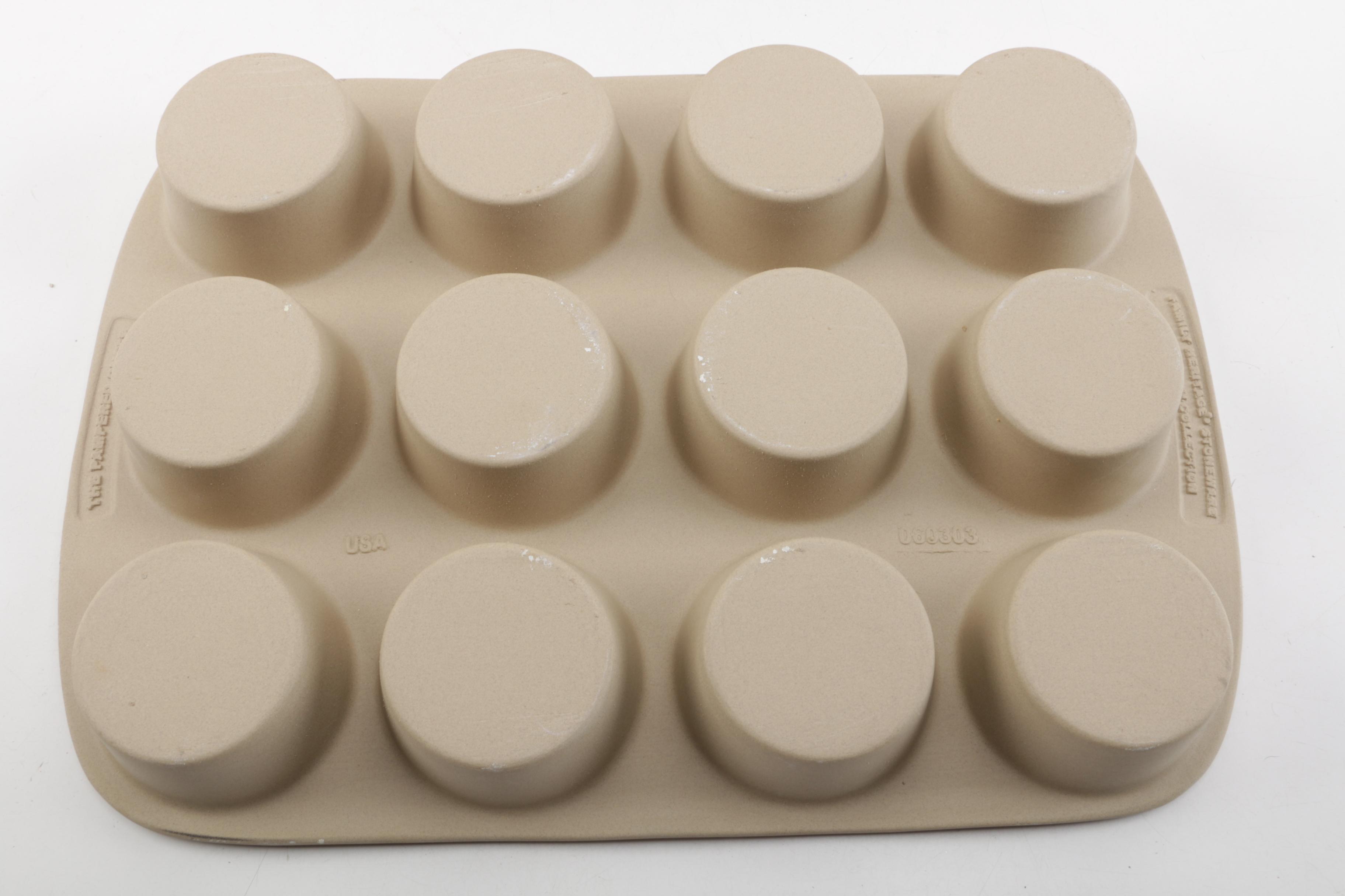 Pampered Chef Stoneware Baking Pans and Cooking Accessories