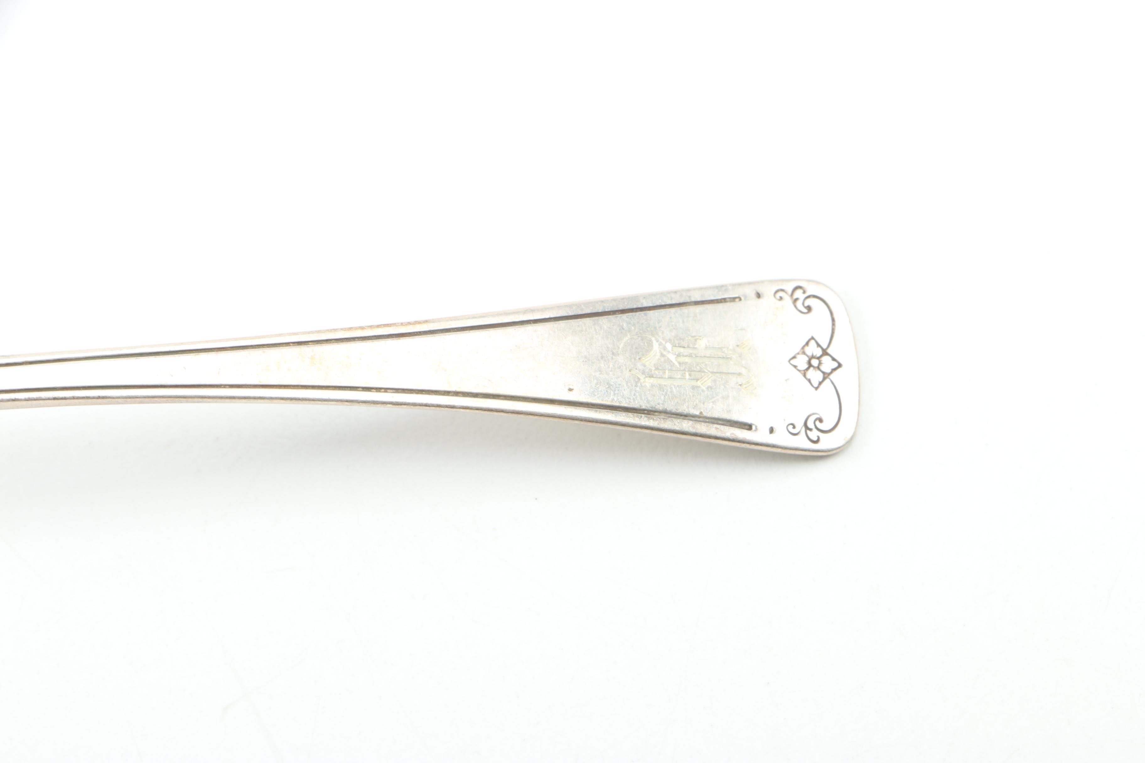 International Silver Co. Sterling Silver "Sedan" Soup Spoons