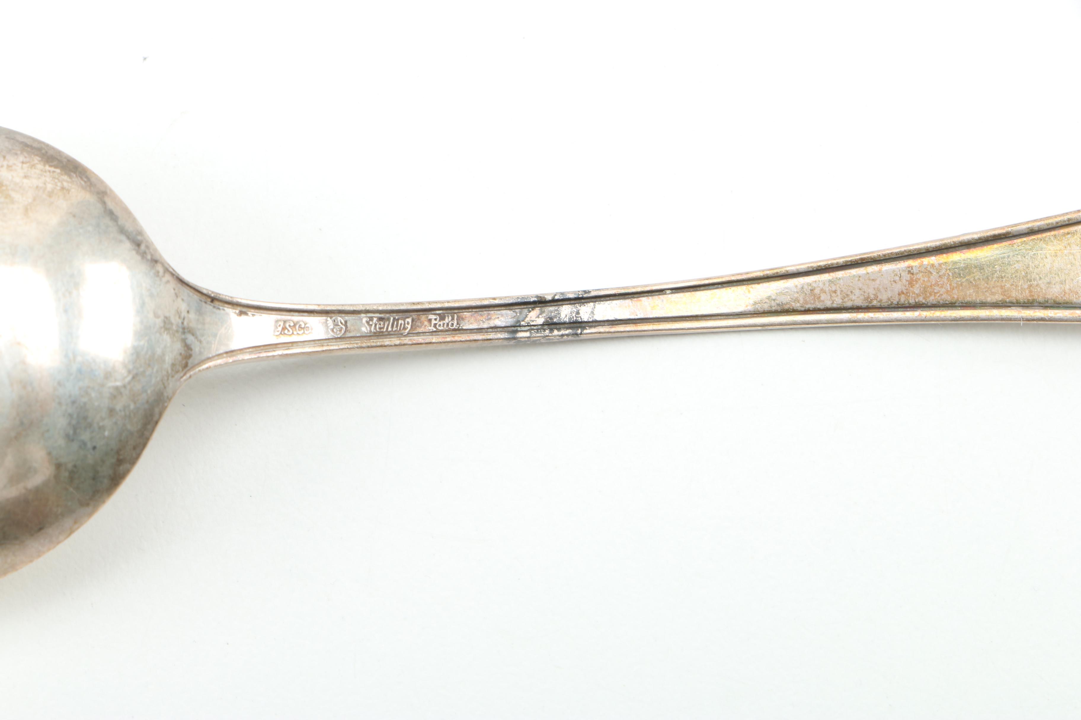 International Silver Co. Sterling Silver "Sedan" Soup Spoons