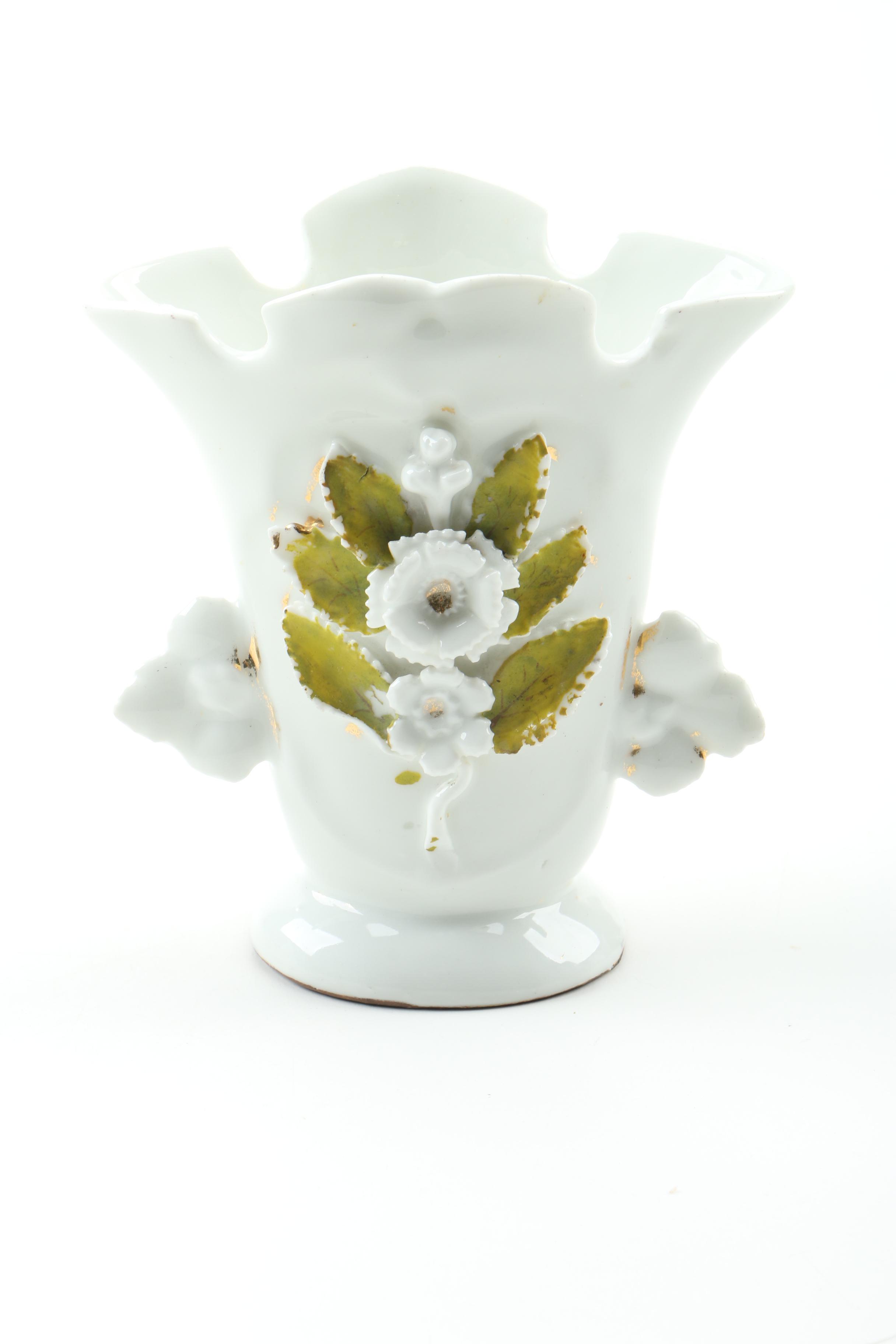 Antique Haviland Limoges Porcelain Creamer and Sugar Bowl