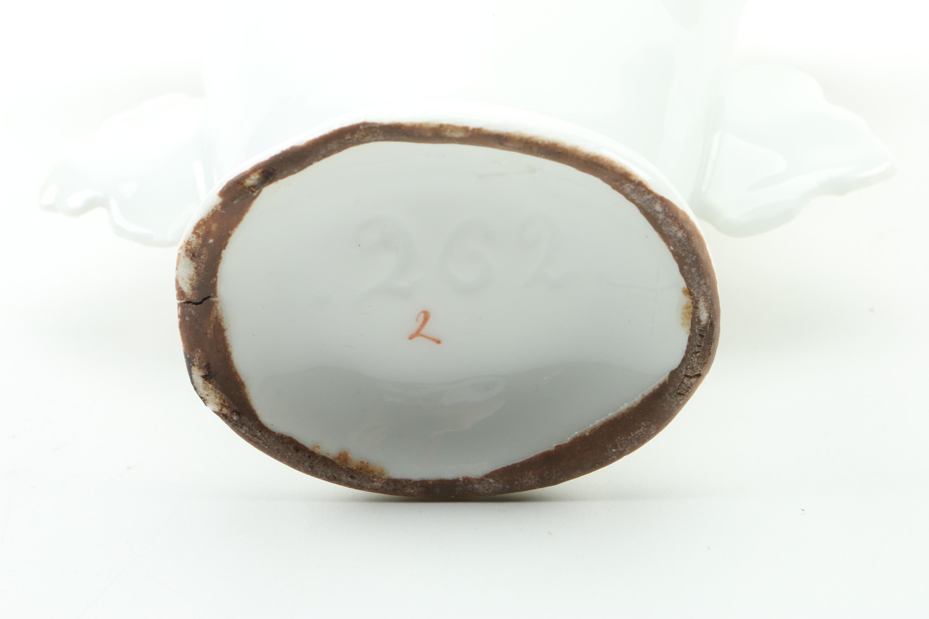 Antique Haviland Limoges Porcelain Creamer and Sugar Bowl