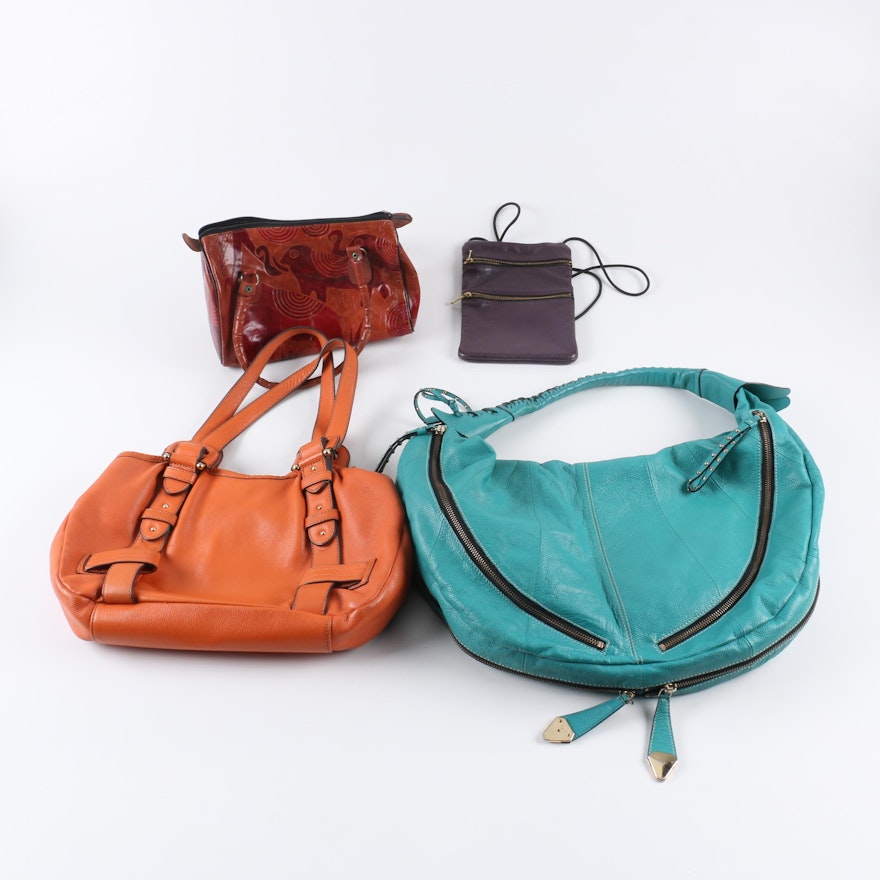 Leather Handbags Including Etienne Aigner