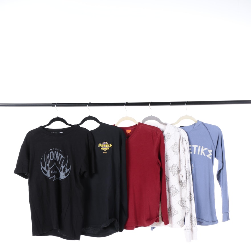 Men's Short and Long Sleeve T-Shirts Including Diesel and Marc Ecko