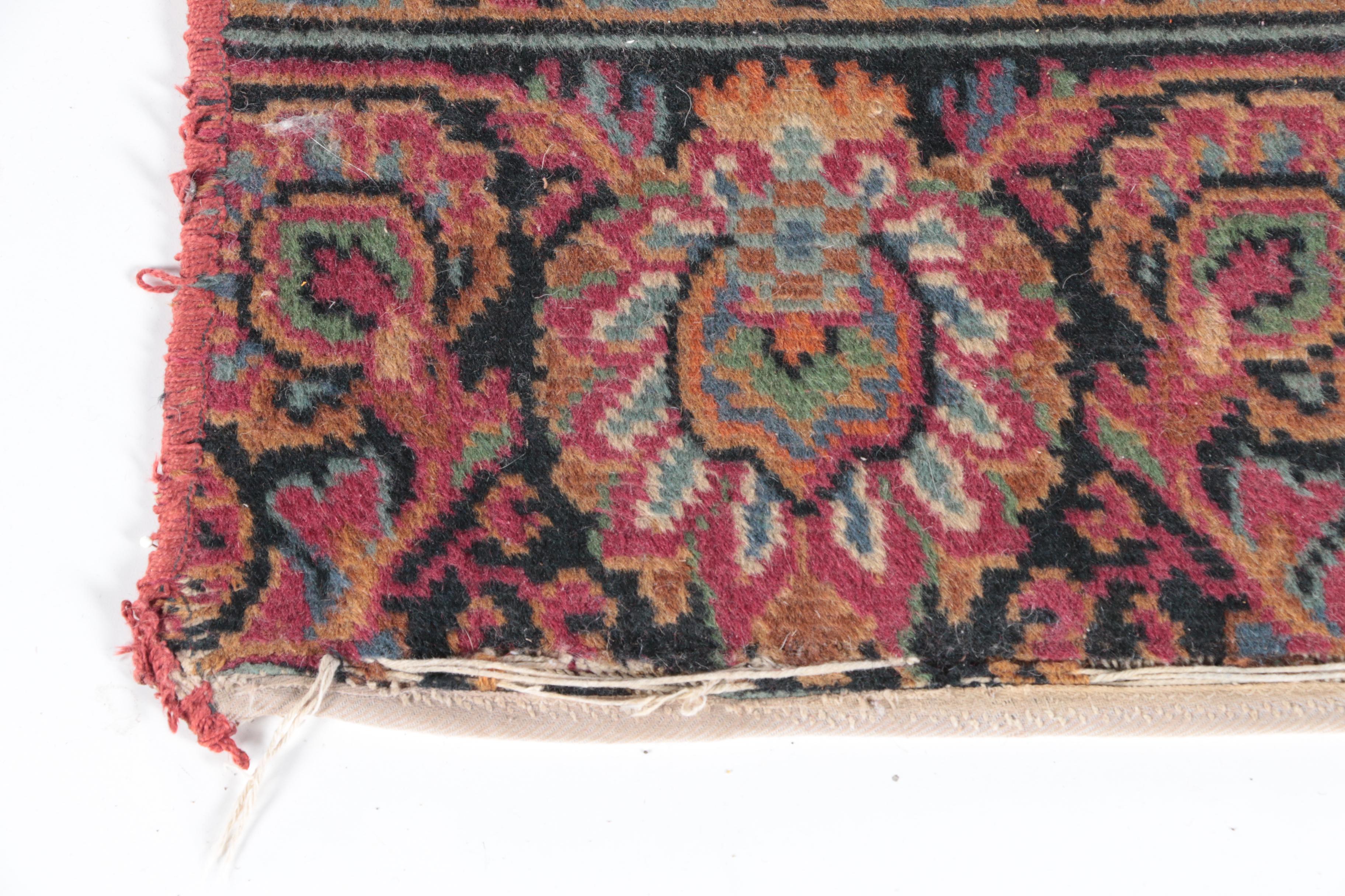 Vintage Power-Loomed Persian Mehriban-Style Wool Palace Runner