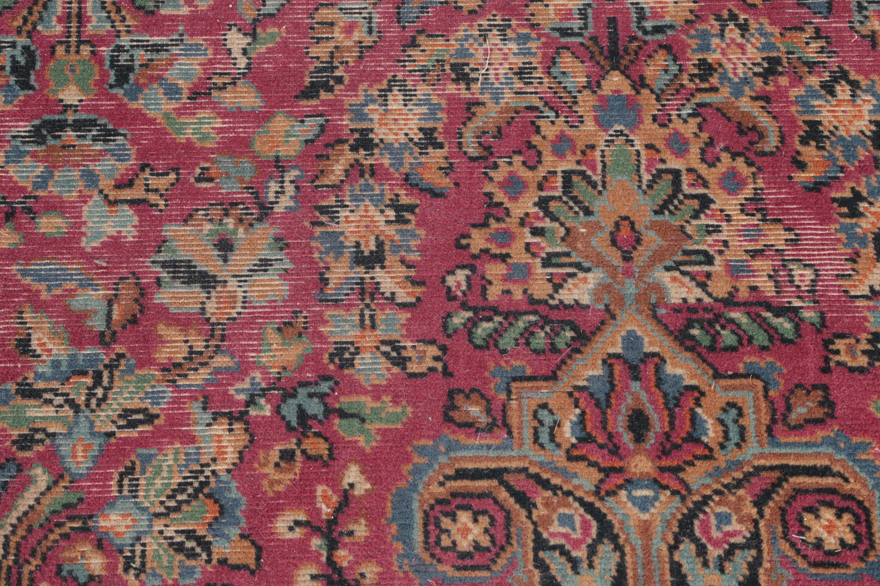 Vintage Power-Loomed Persian Mehriban-Style Wool Palace Runner