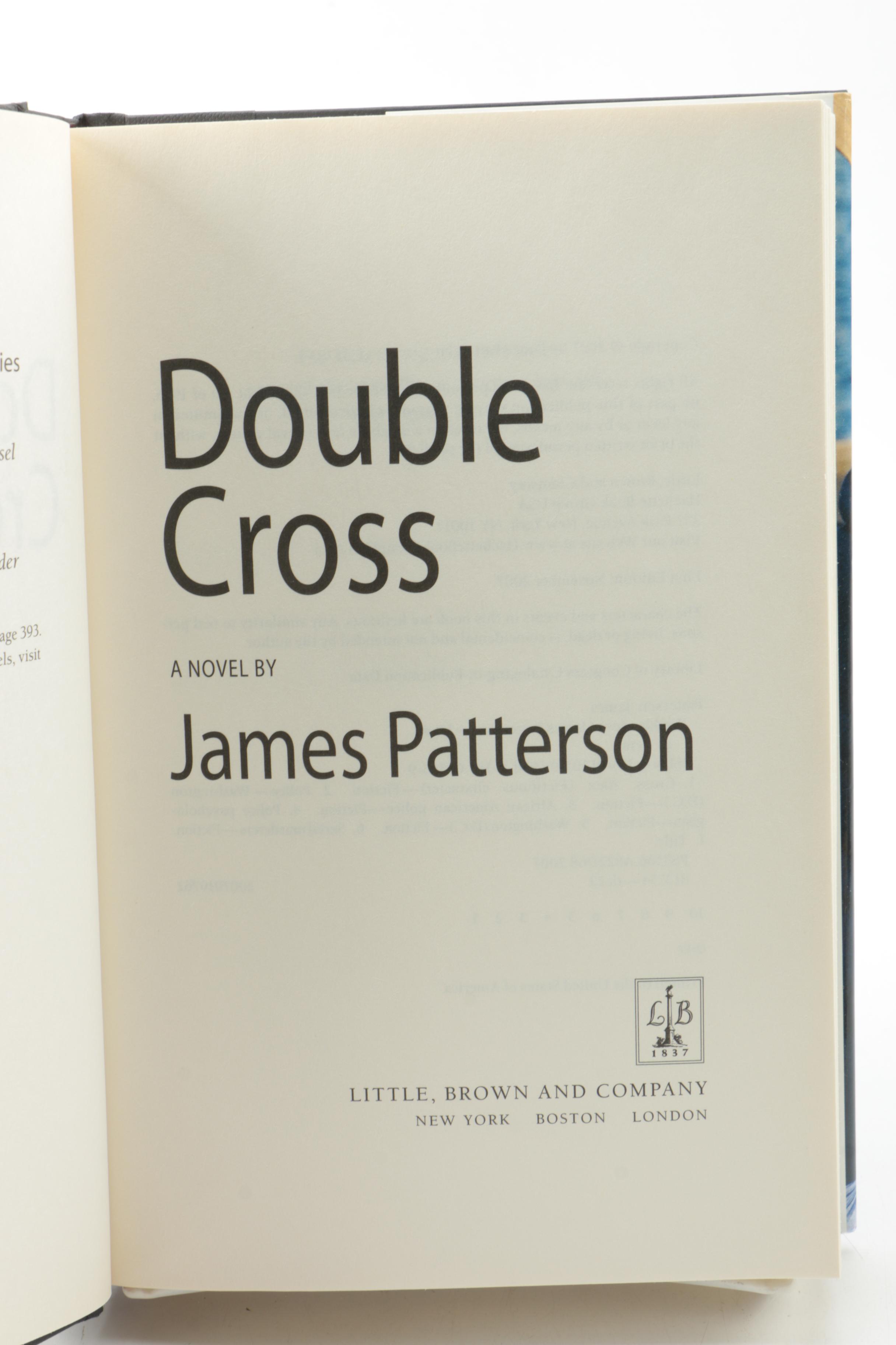 John Grisham Signed "Bleachers" and James Patterson First Editions