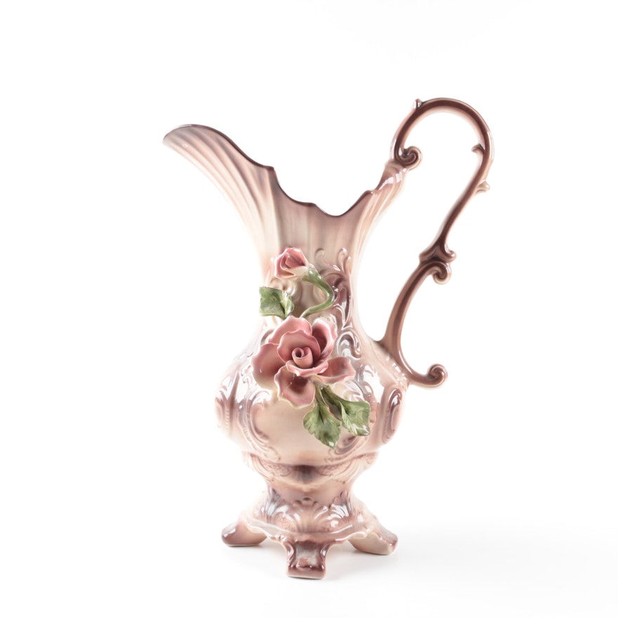 Capodimonte Floral Vase