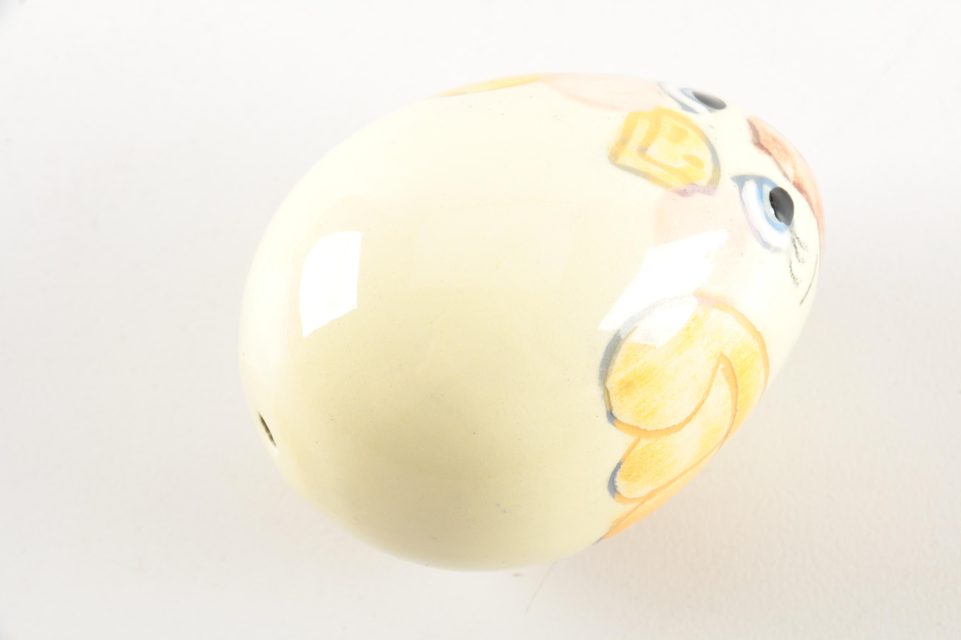 Vintage Hand-Decorated Cloisonné Eggs