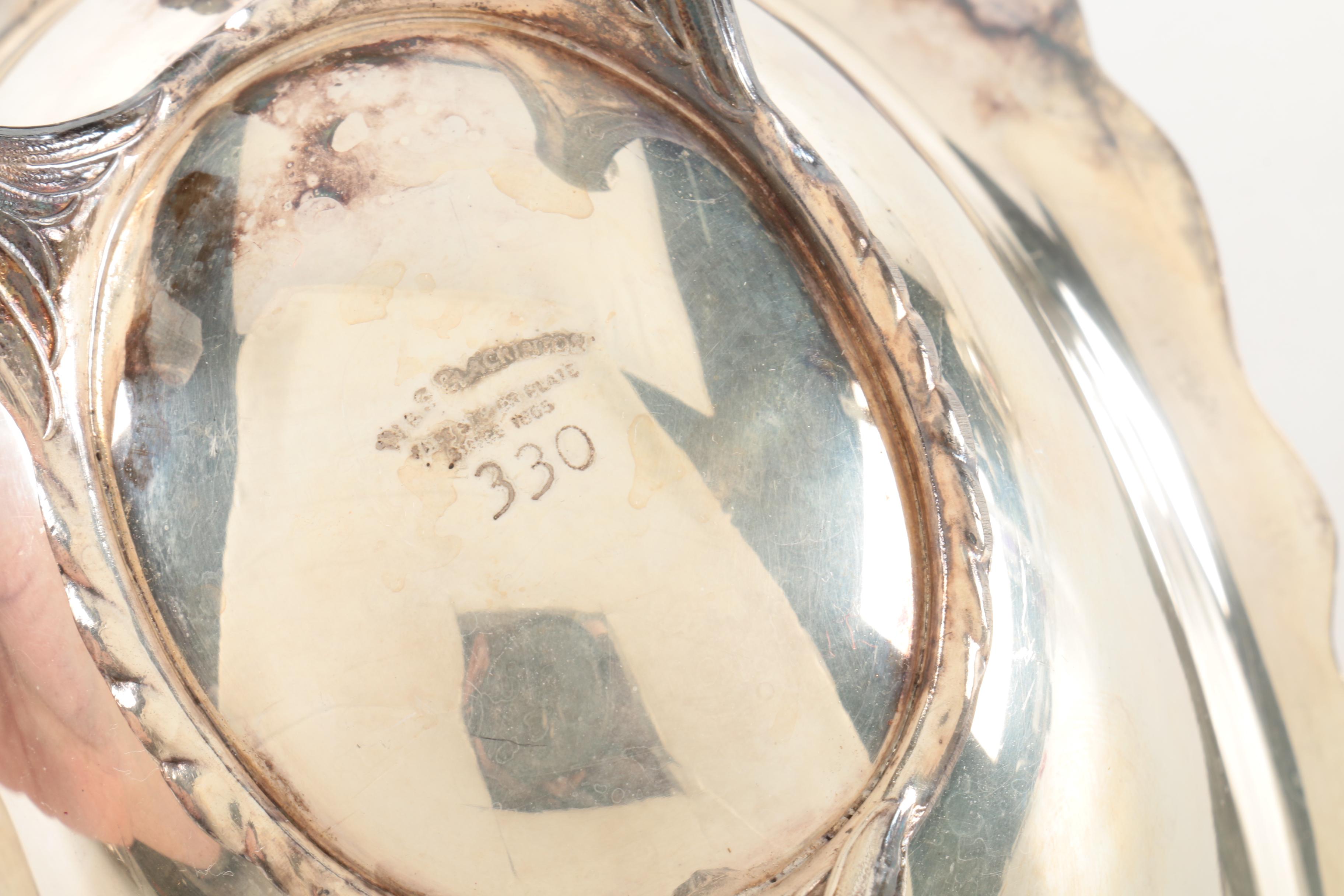 W. & S. Blackinton Silver Plate Footed Gravy Boat and More