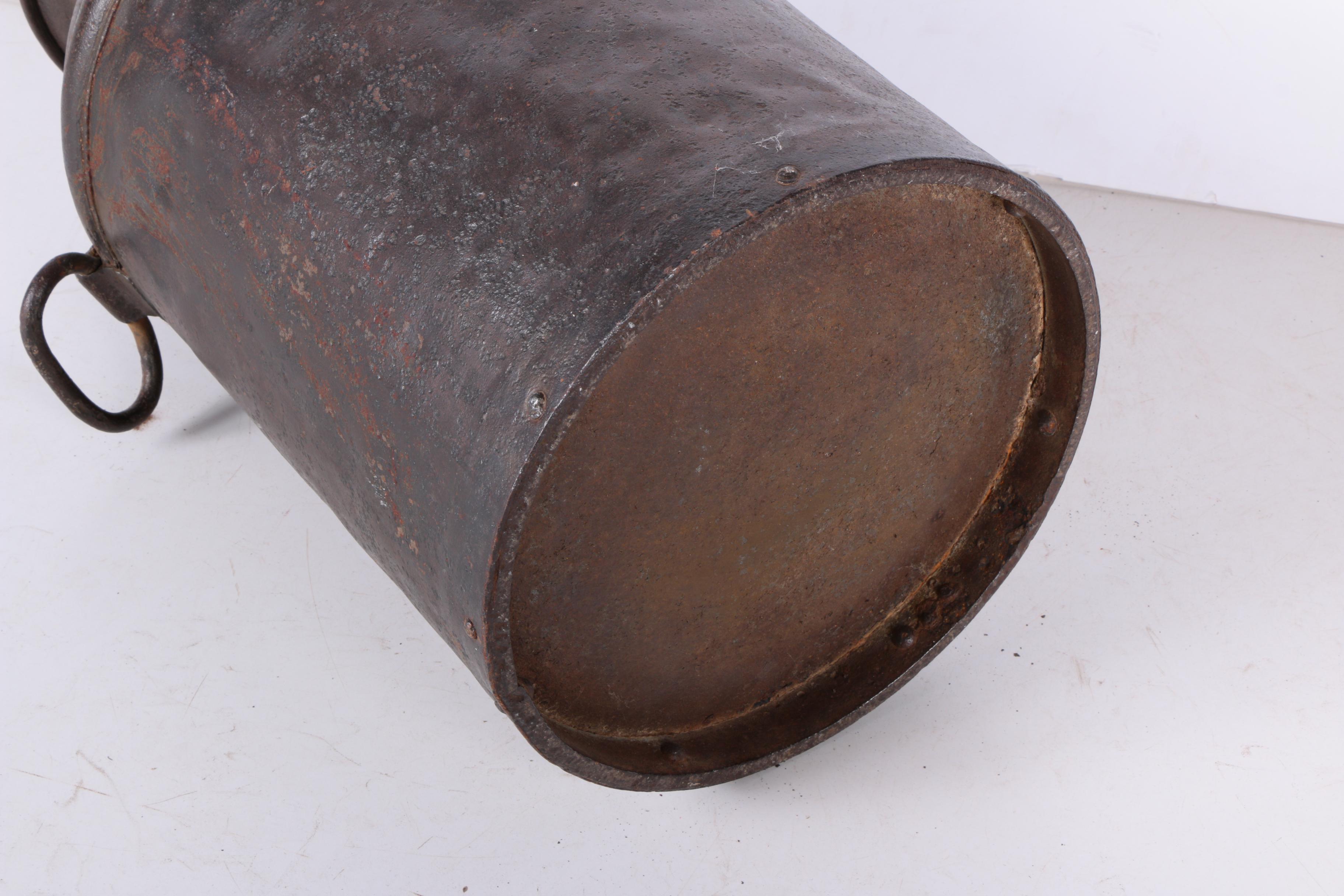 Vintage Metal Milk Jug