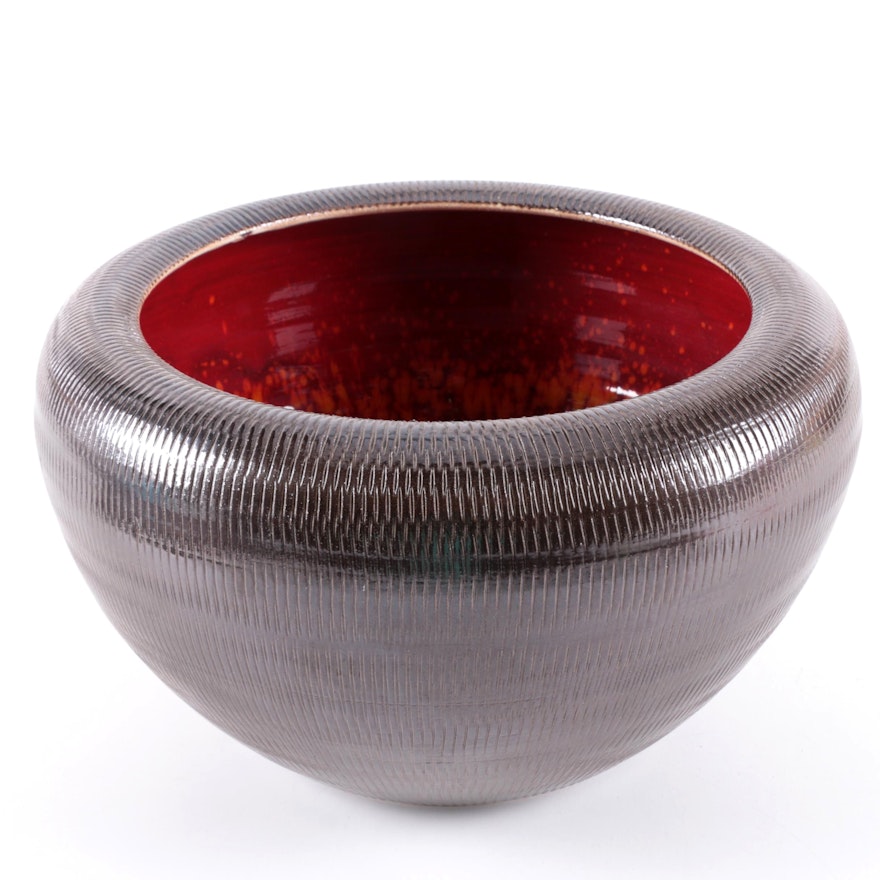 Poole Studio Ceramic Bowl Vase