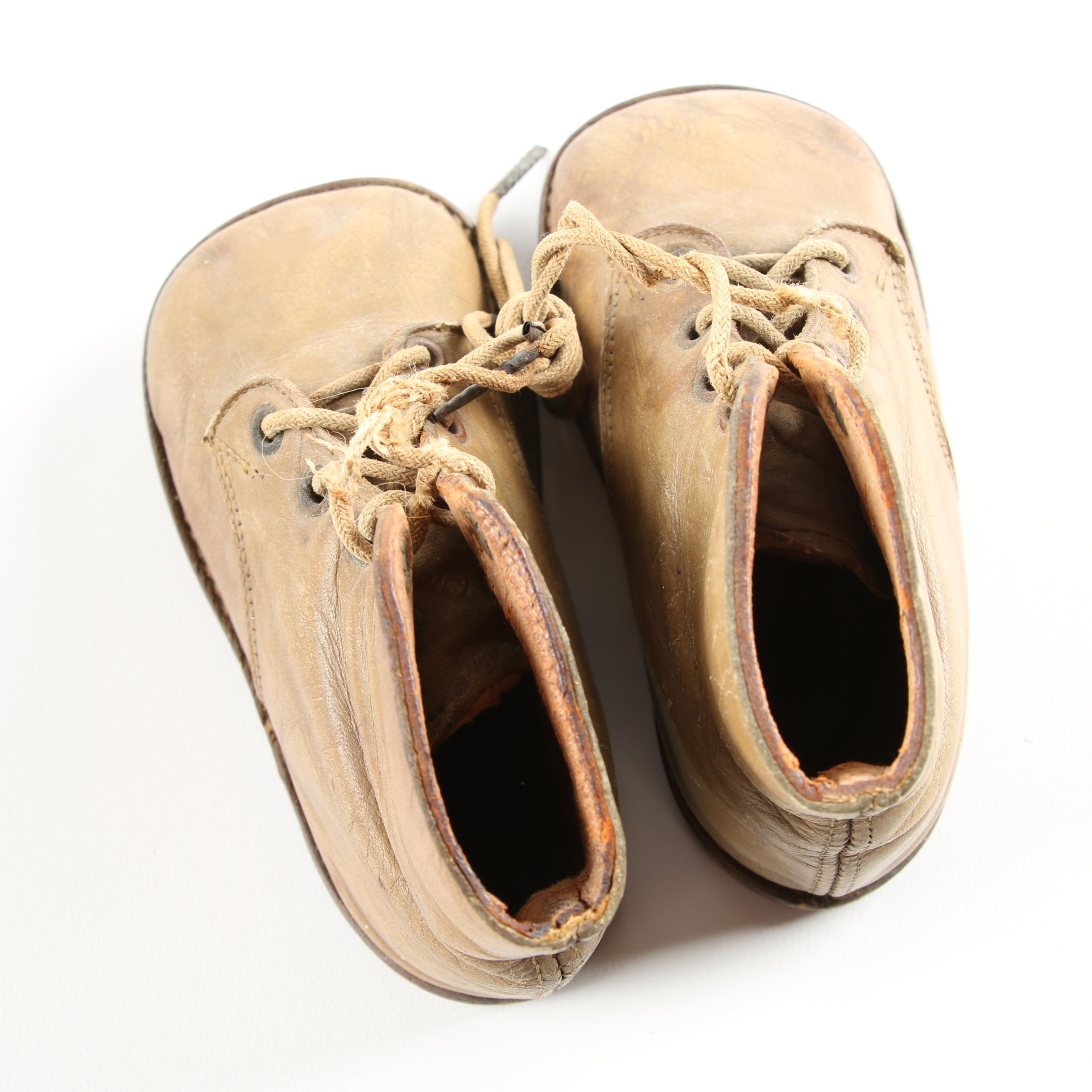 Children's Vintage Leather Shoes