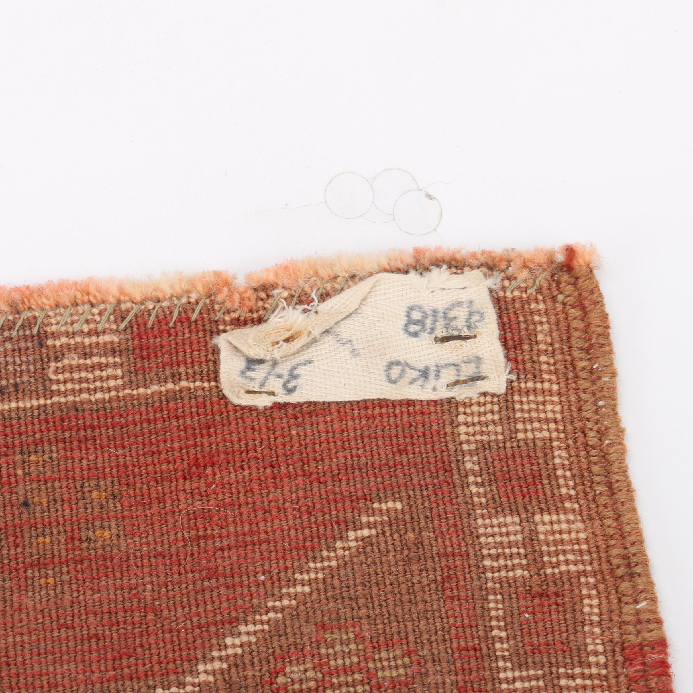 Semi-Antique Handwoven Anatolian Kilim