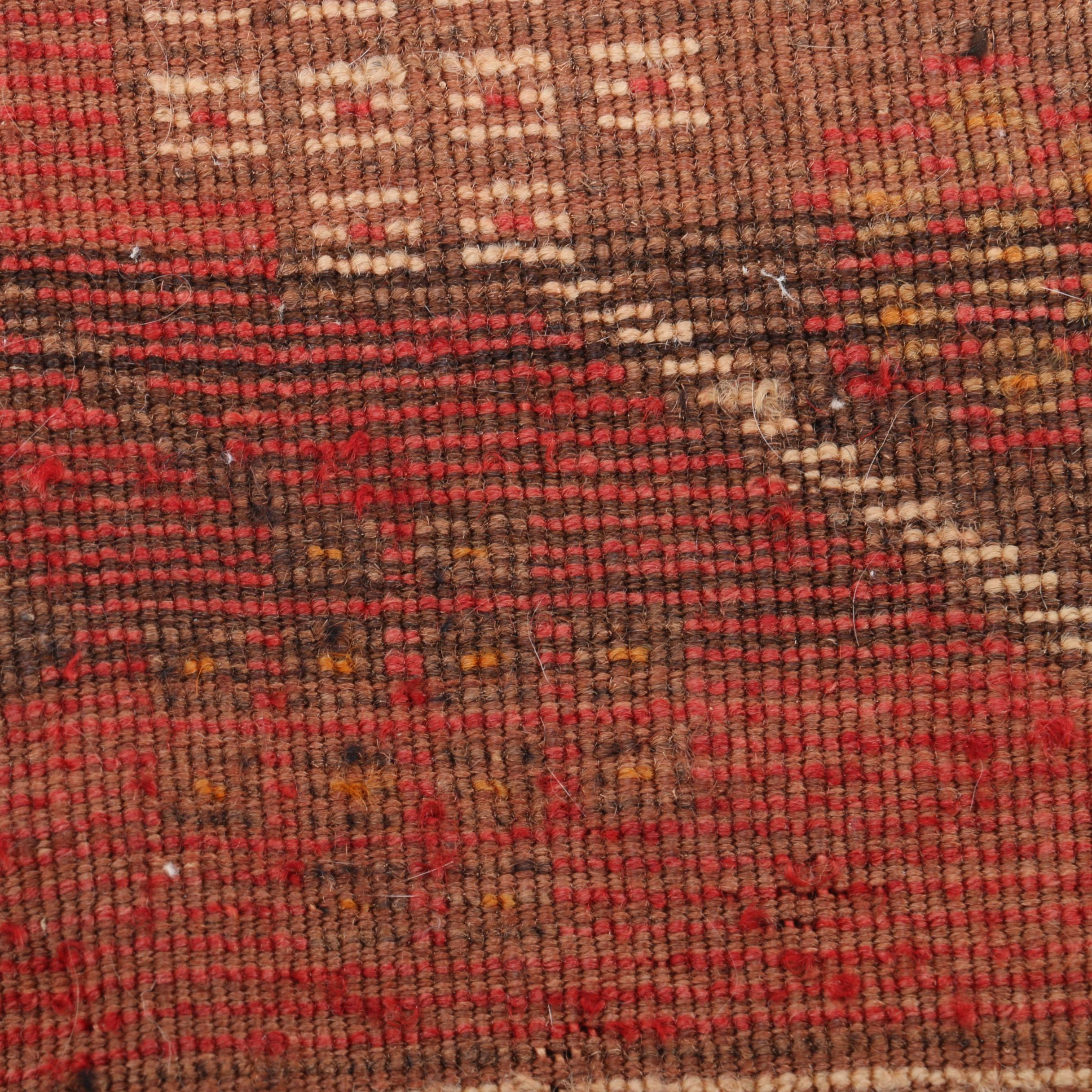 Semi-Antique Handwoven Anatolian Kilim