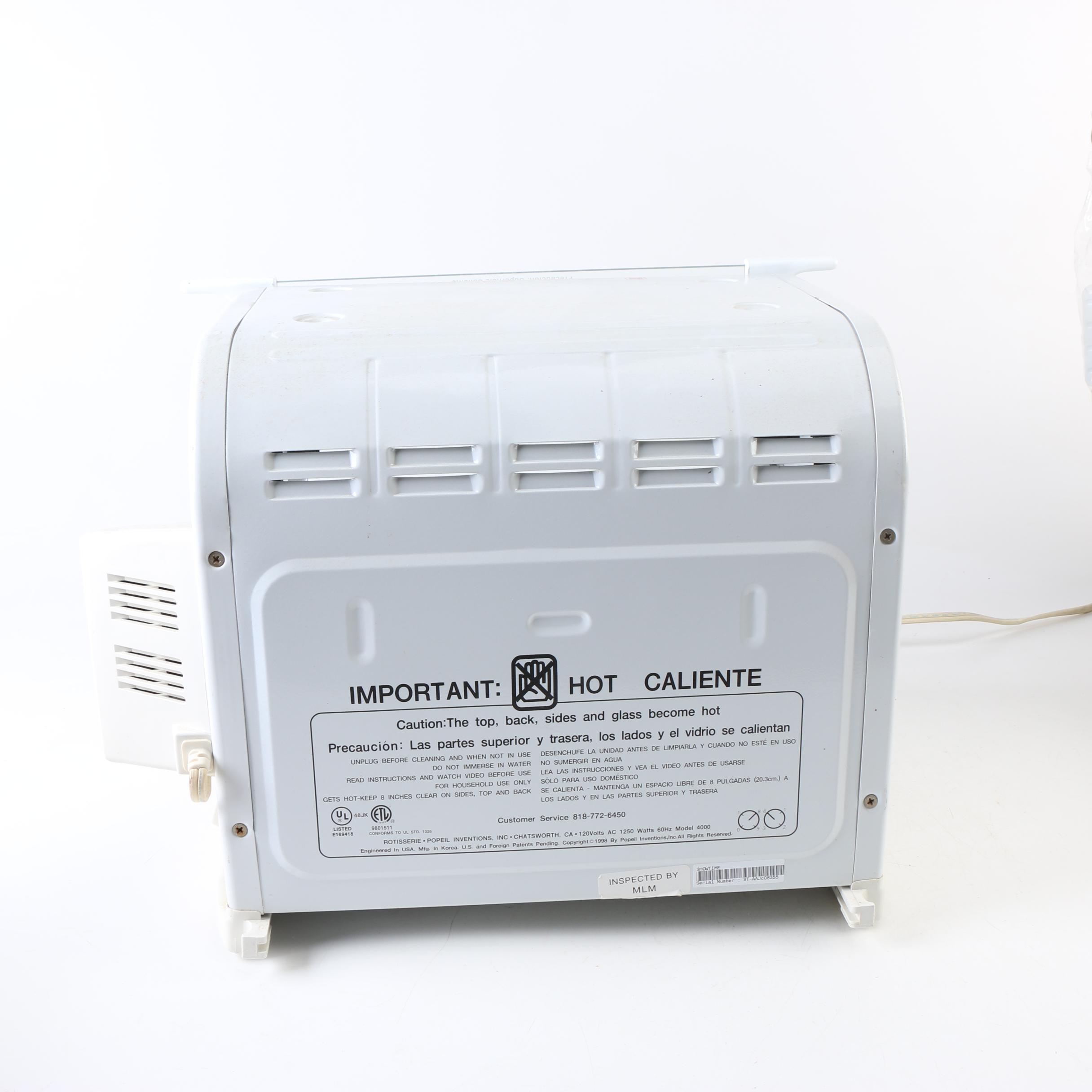 Ronco Showtime Rotisserie, Zojirushi Bread Maker and Cooking Utensils