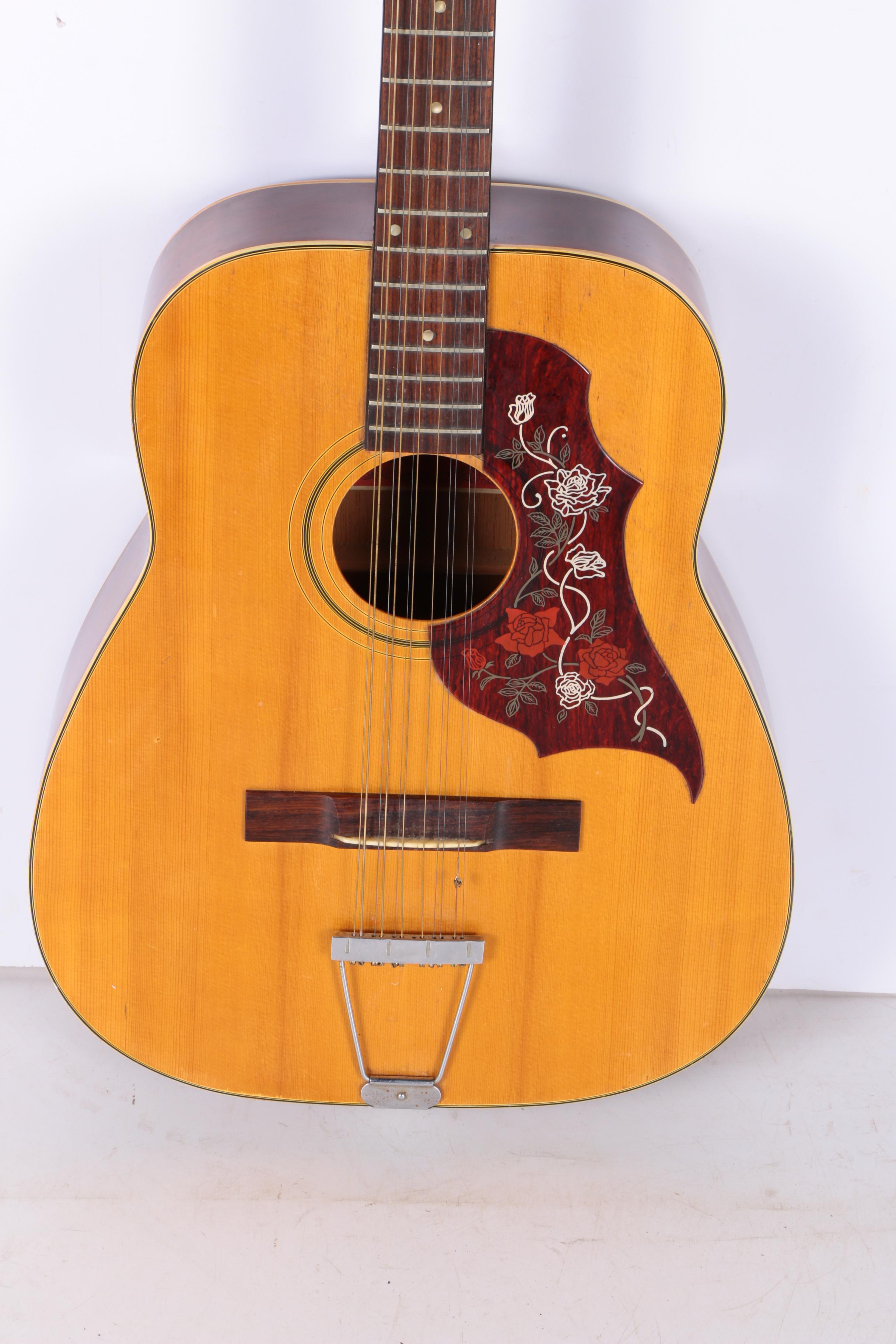 Vintage Orpheus 626 12-String Acoustic Guitar