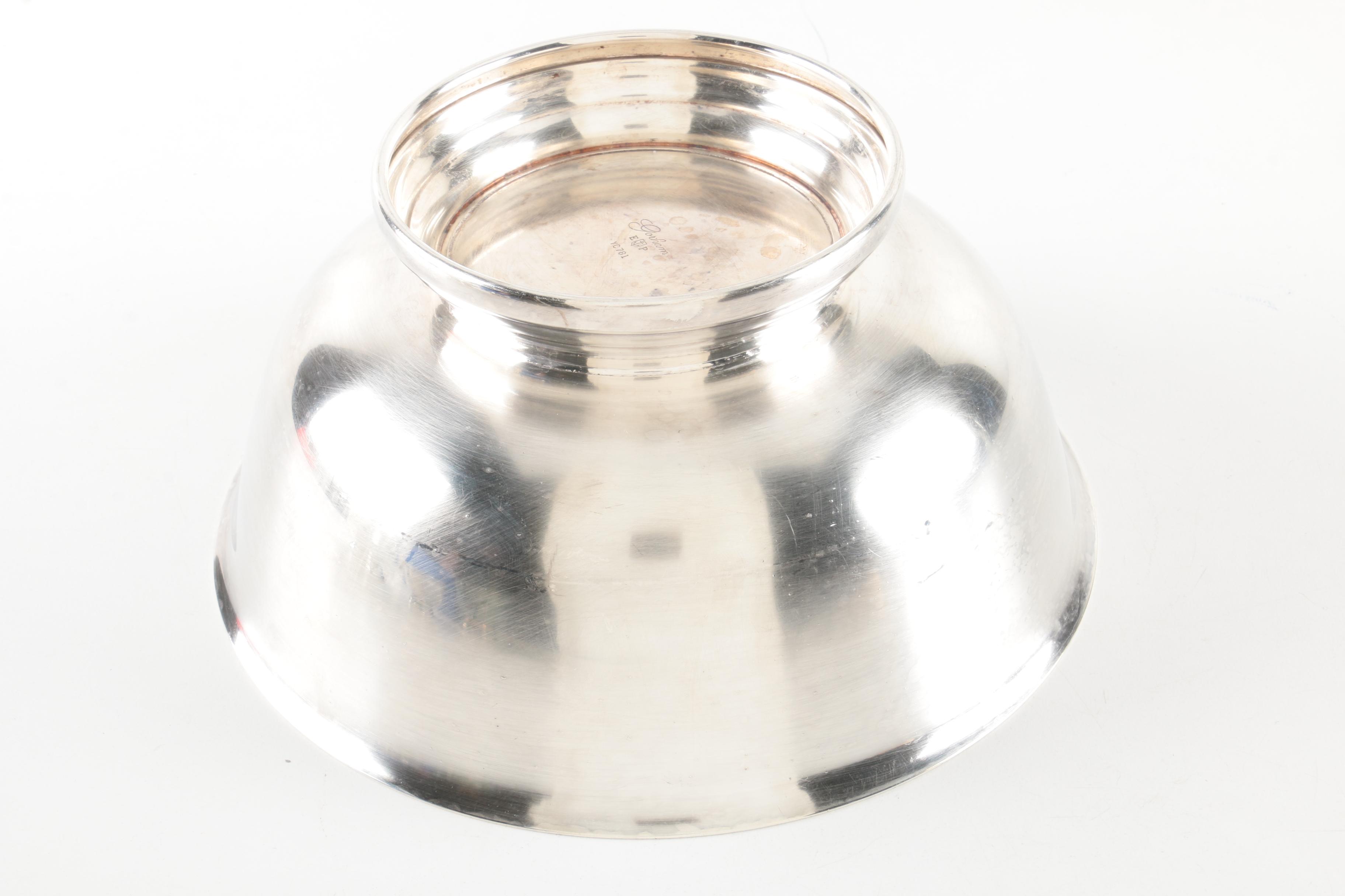 Gorham and Oneida Silver Plate Paul Revere Style Bowls