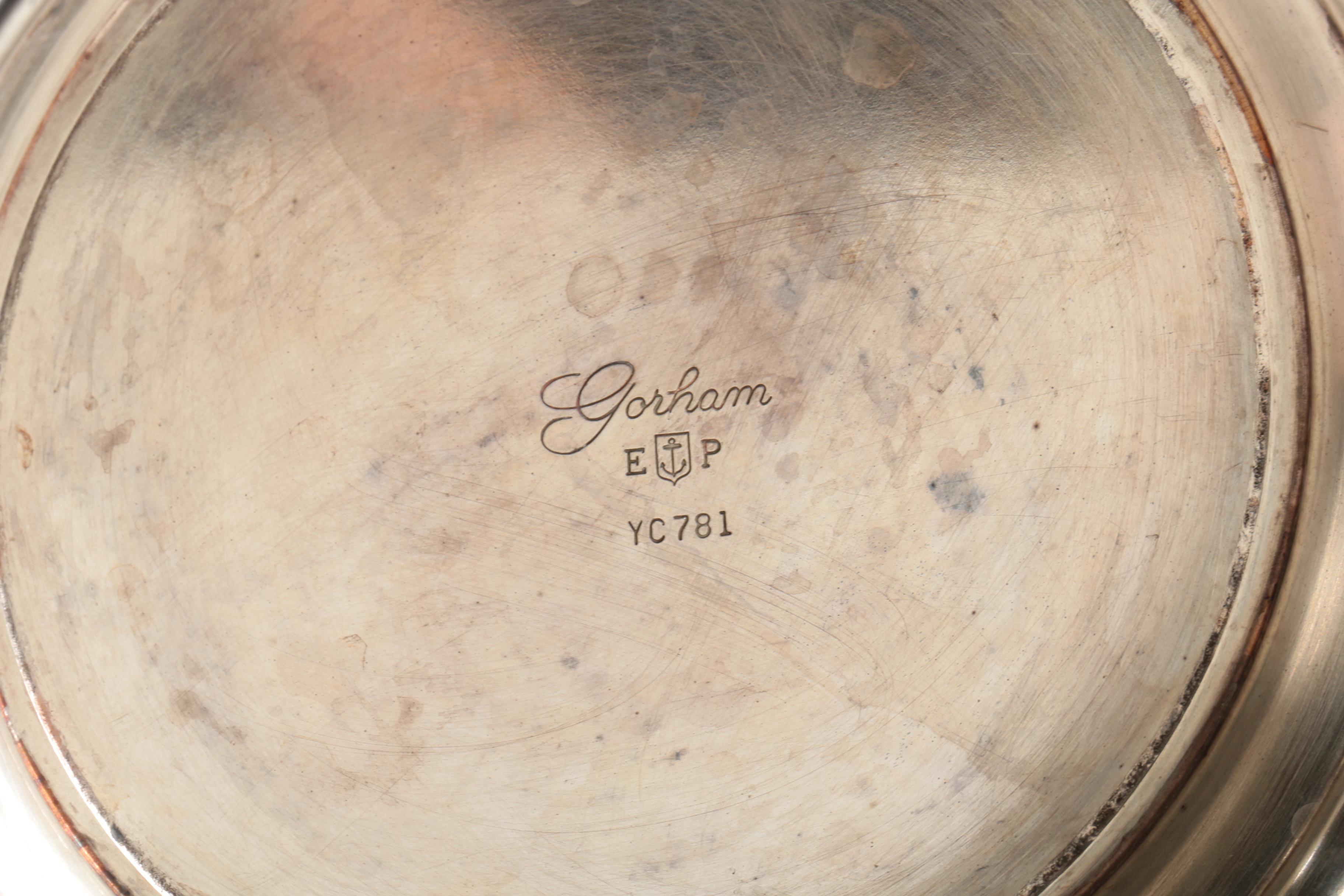 Gorham and Oneida Silver Plate Paul Revere Style Bowls