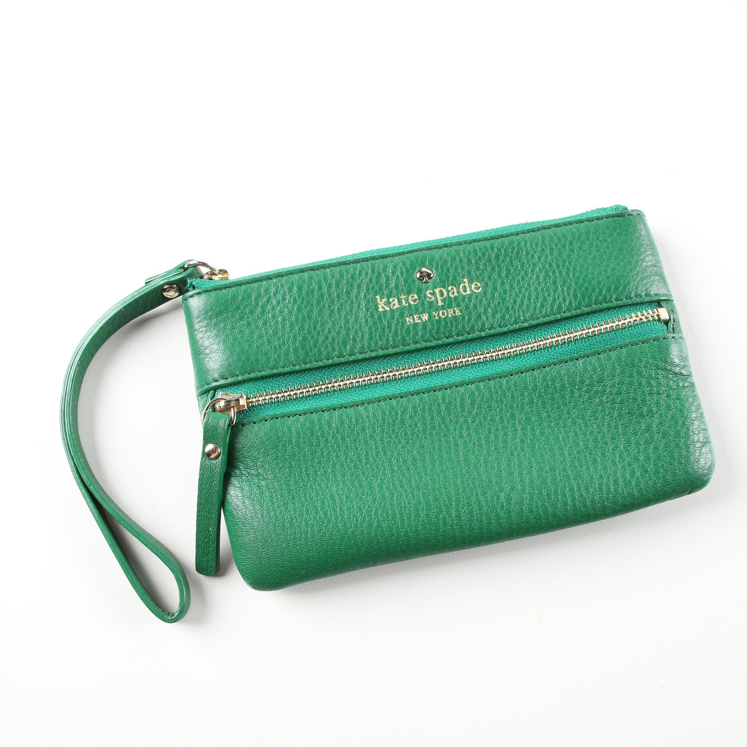 Kate Spade Wristlet, Lambertson Baguette and Tory Burch Wallet