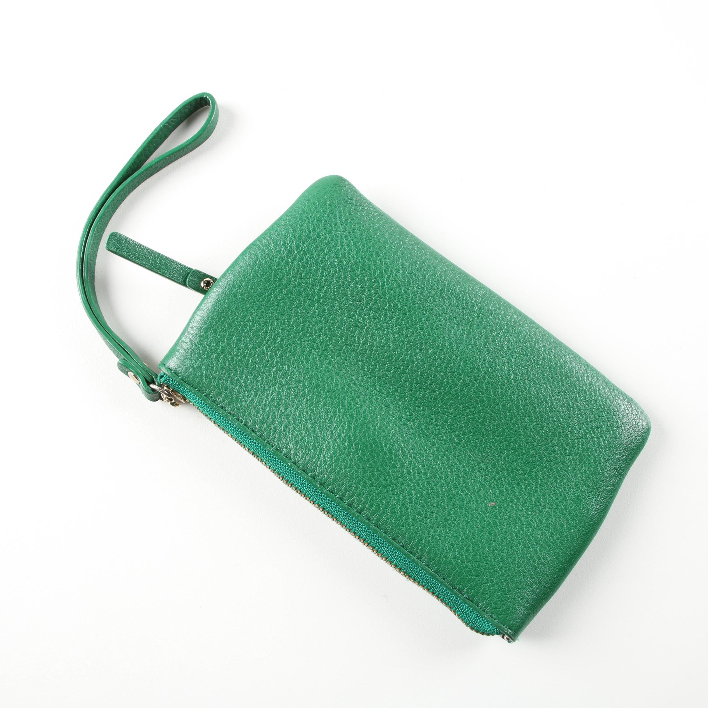 Kate Spade Wristlet, Lambertson Baguette and Tory Burch Wallet