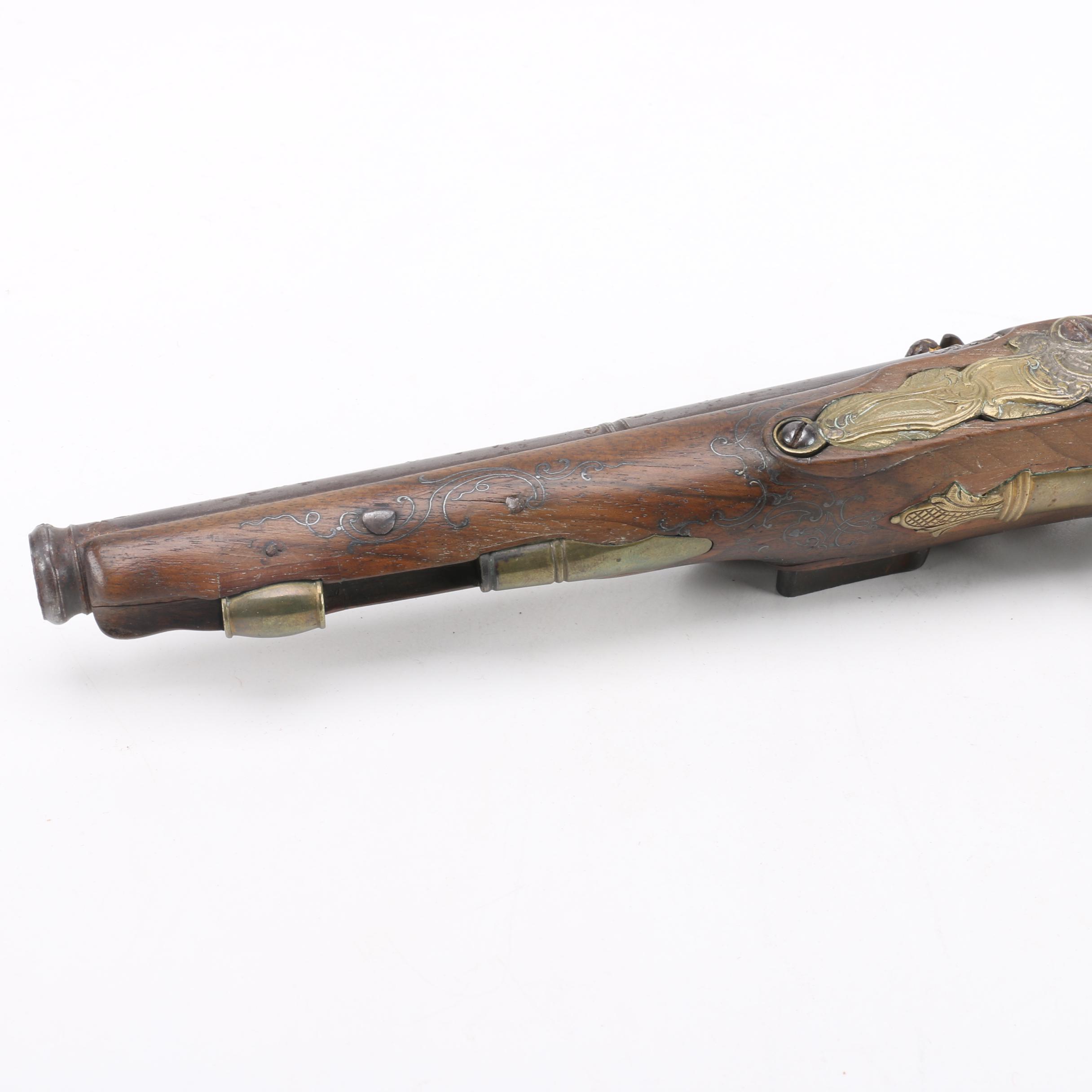 Late 18th to Early 19th Century Flintlock Pistol