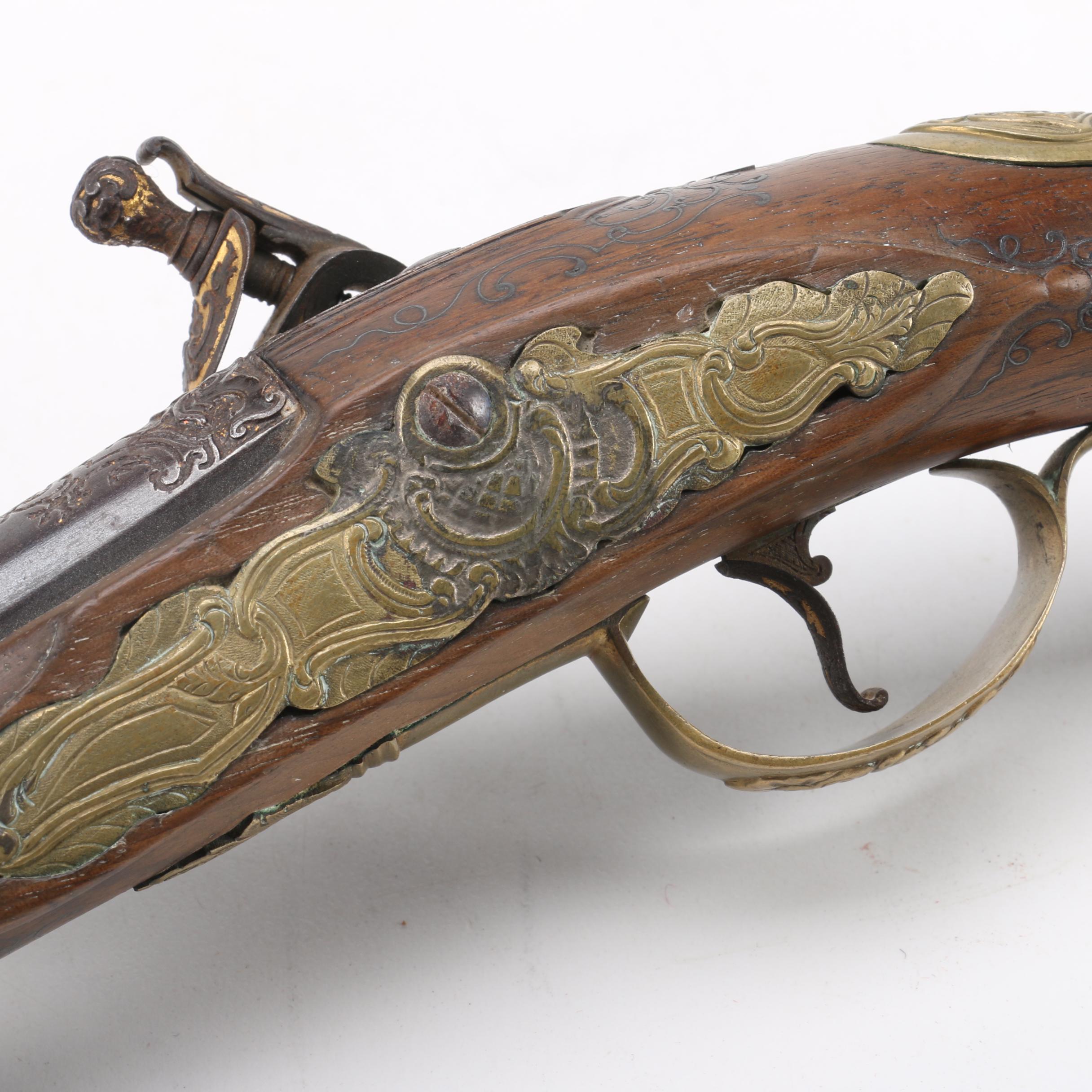 Late 18th to Early 19th Century Flintlock Pistol