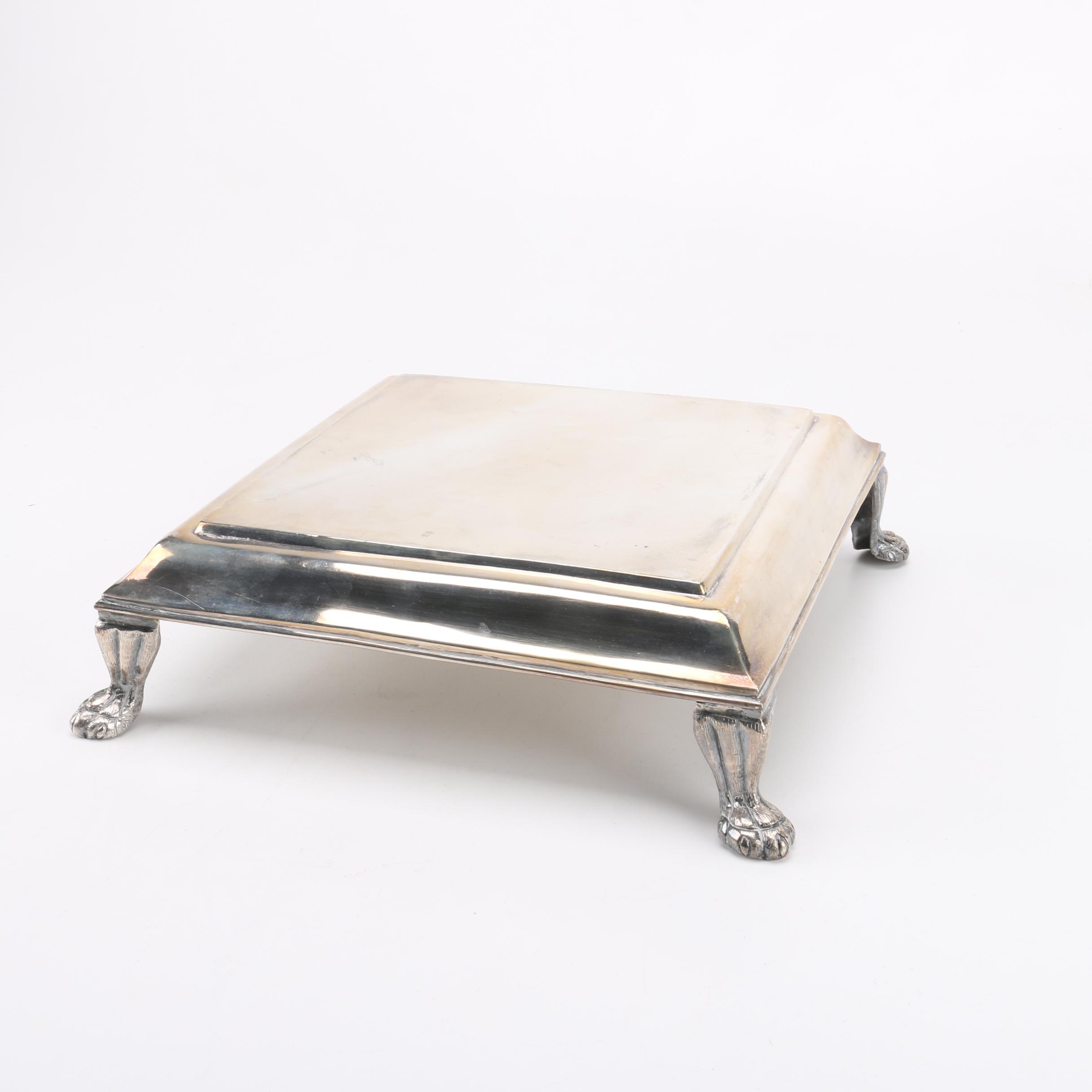 Square Metal Footed Base