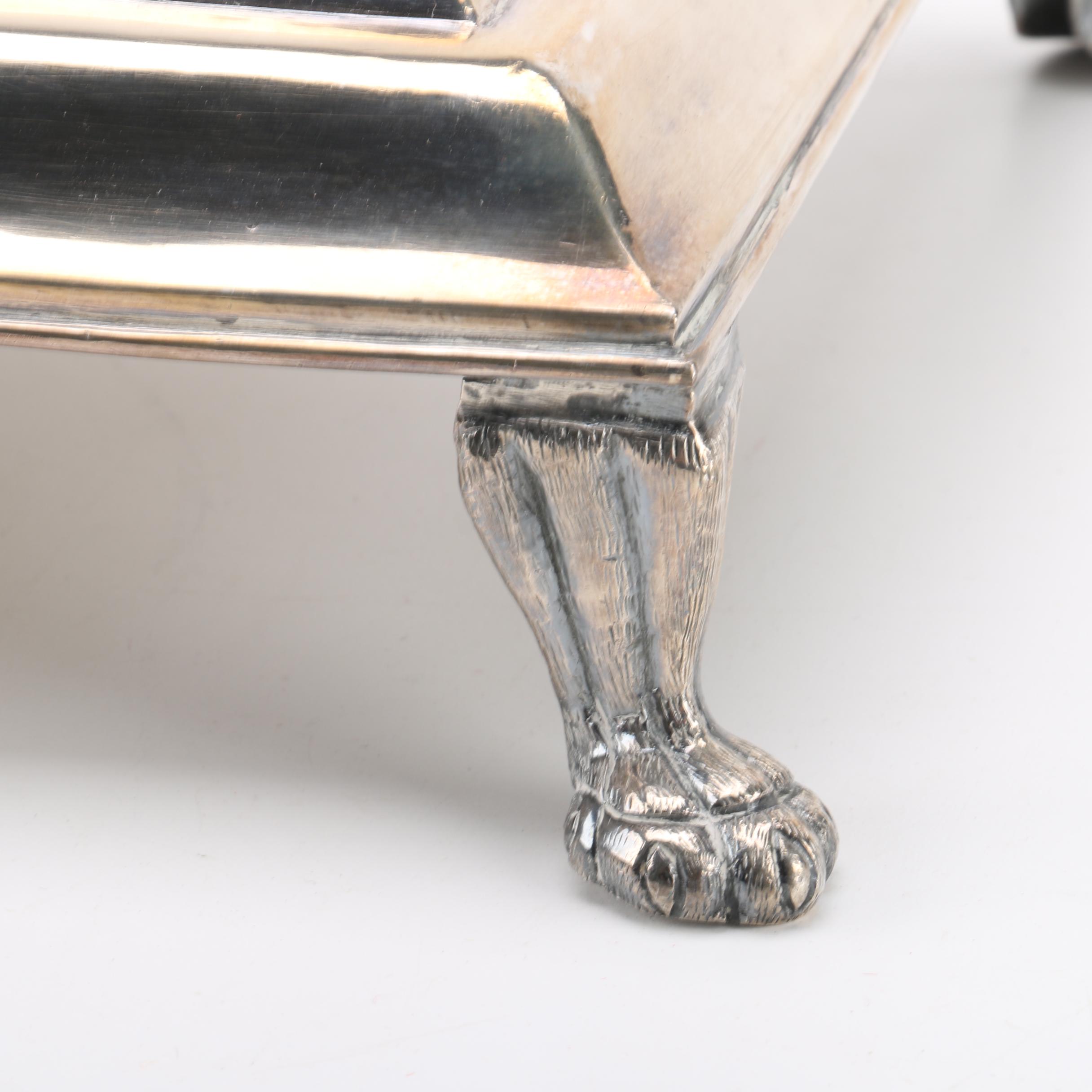Square Metal Footed Base