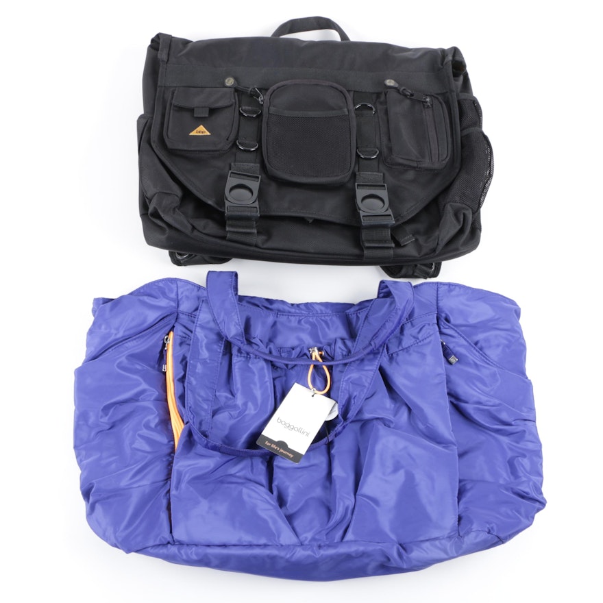 BBP Hamptons Hybrid Bag and BG by Baggallini Yoga Tote
