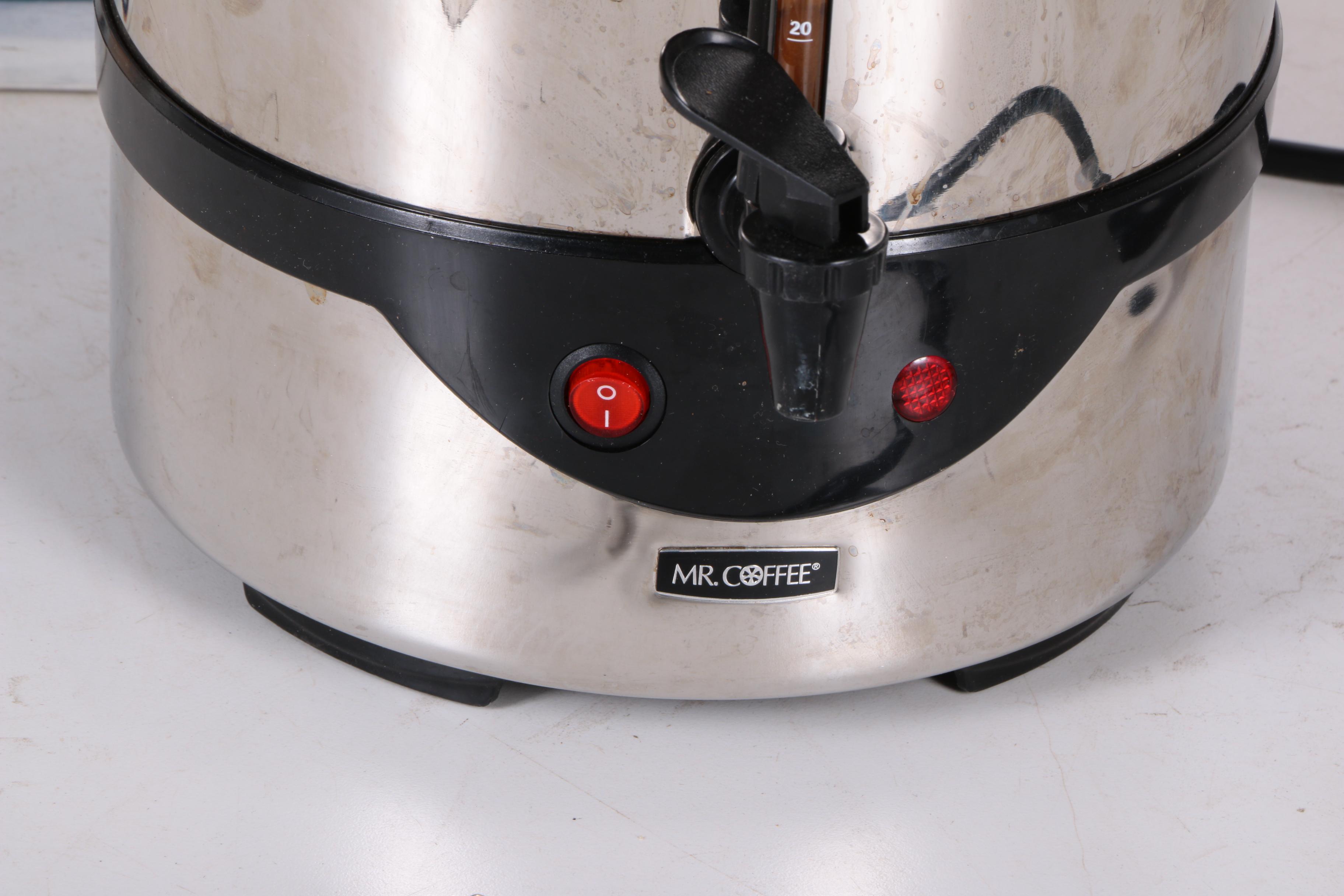 Hamilton Beach, Mr. Coffee, and West Bend Coffee Urns