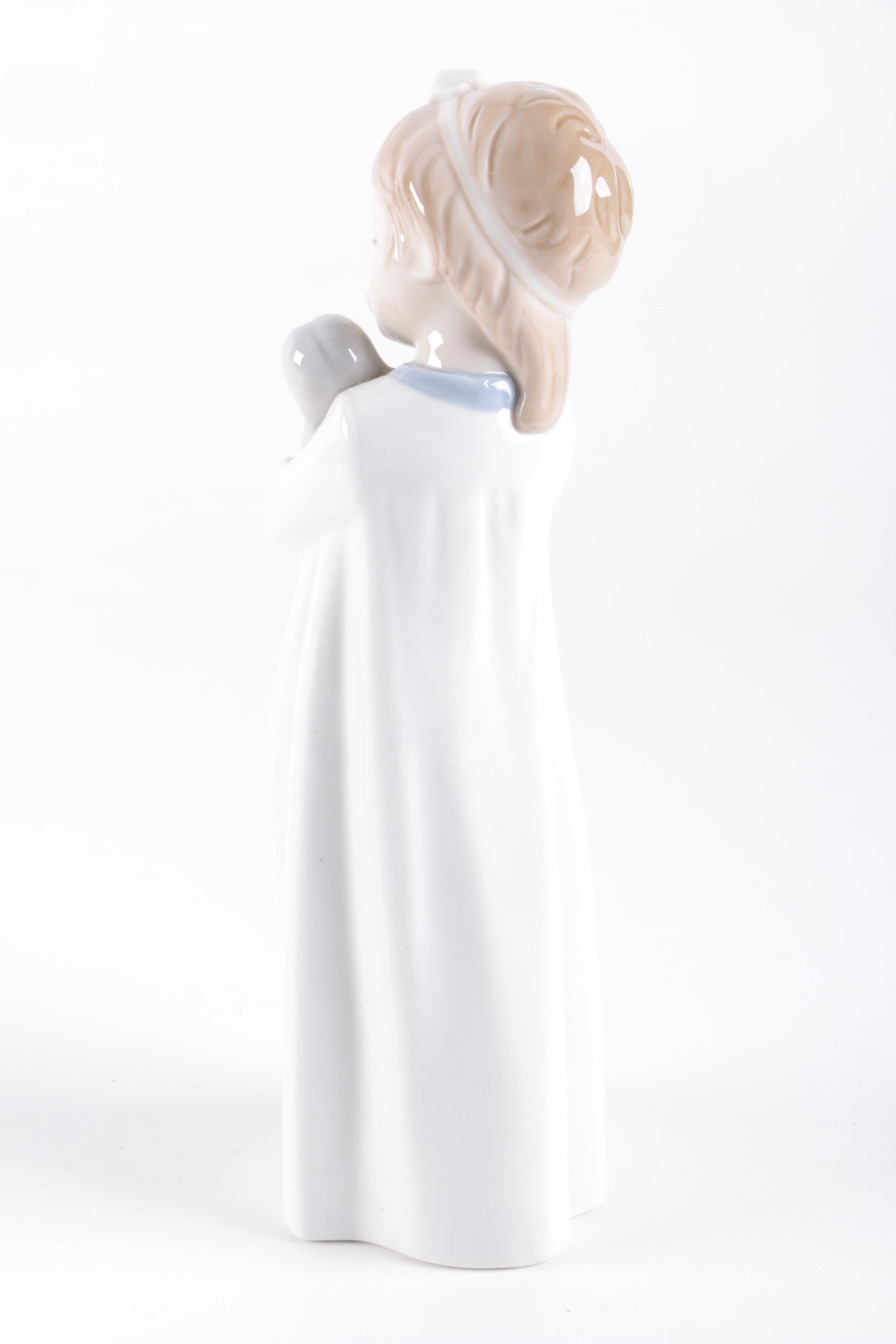 NAO by Lladró "Girl with Doll" Figurine