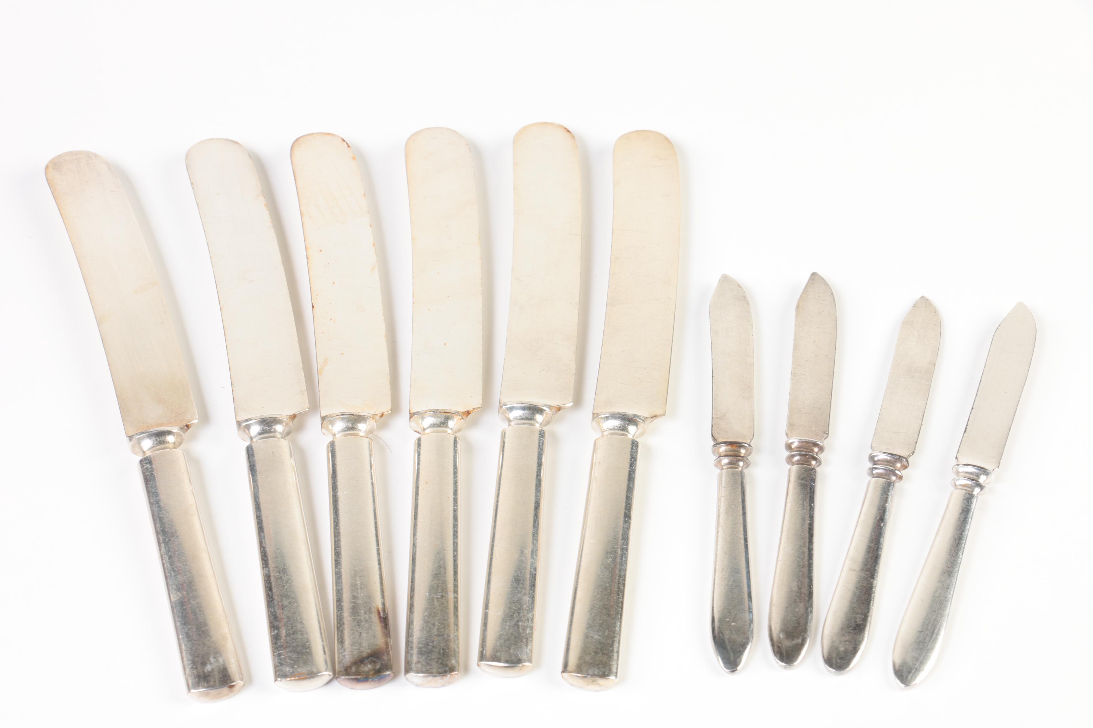 Wm. Rogers Silver Plate Flatware and Wooden Flatware Storage Chest