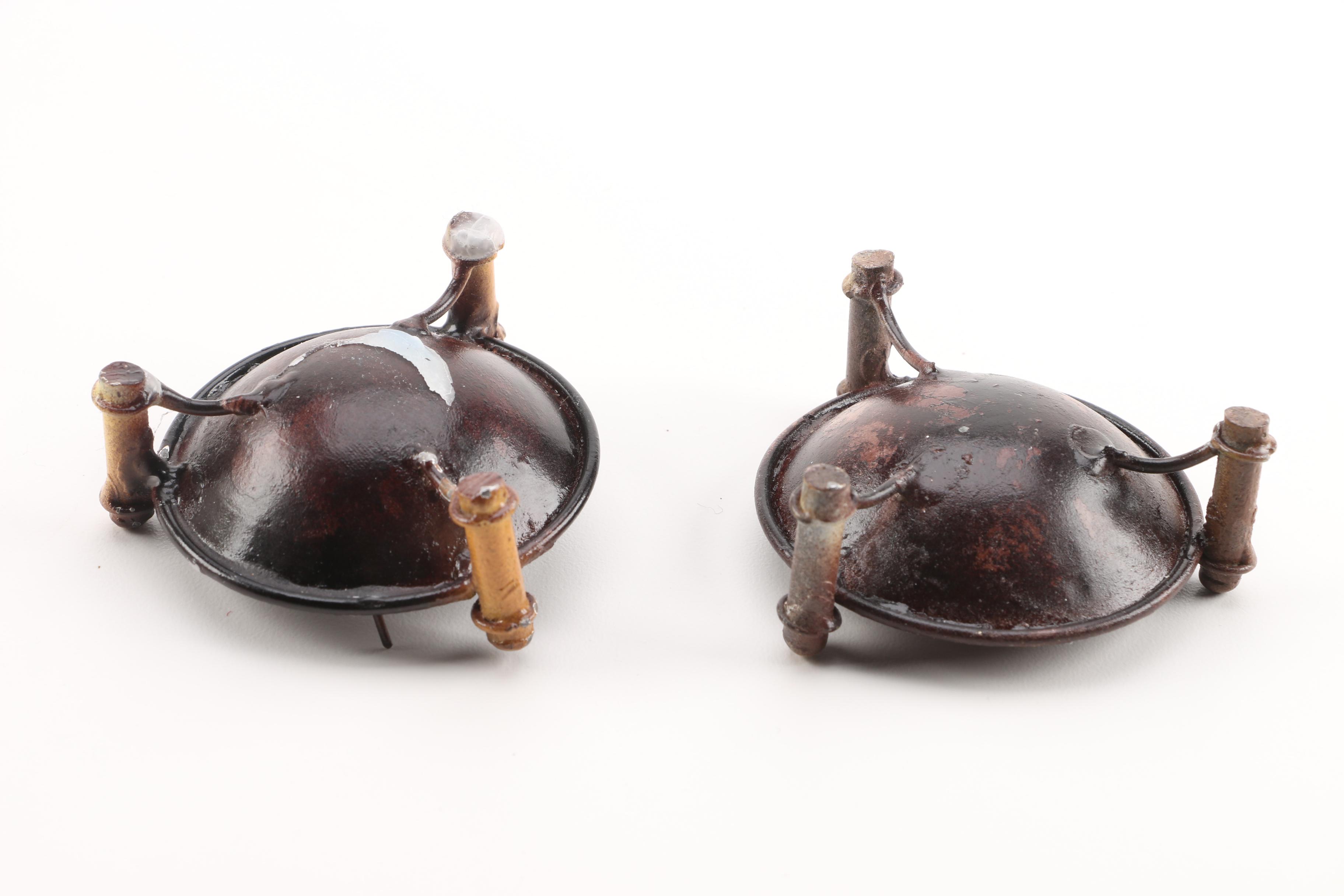 Asian Inspired Shell Candleholders