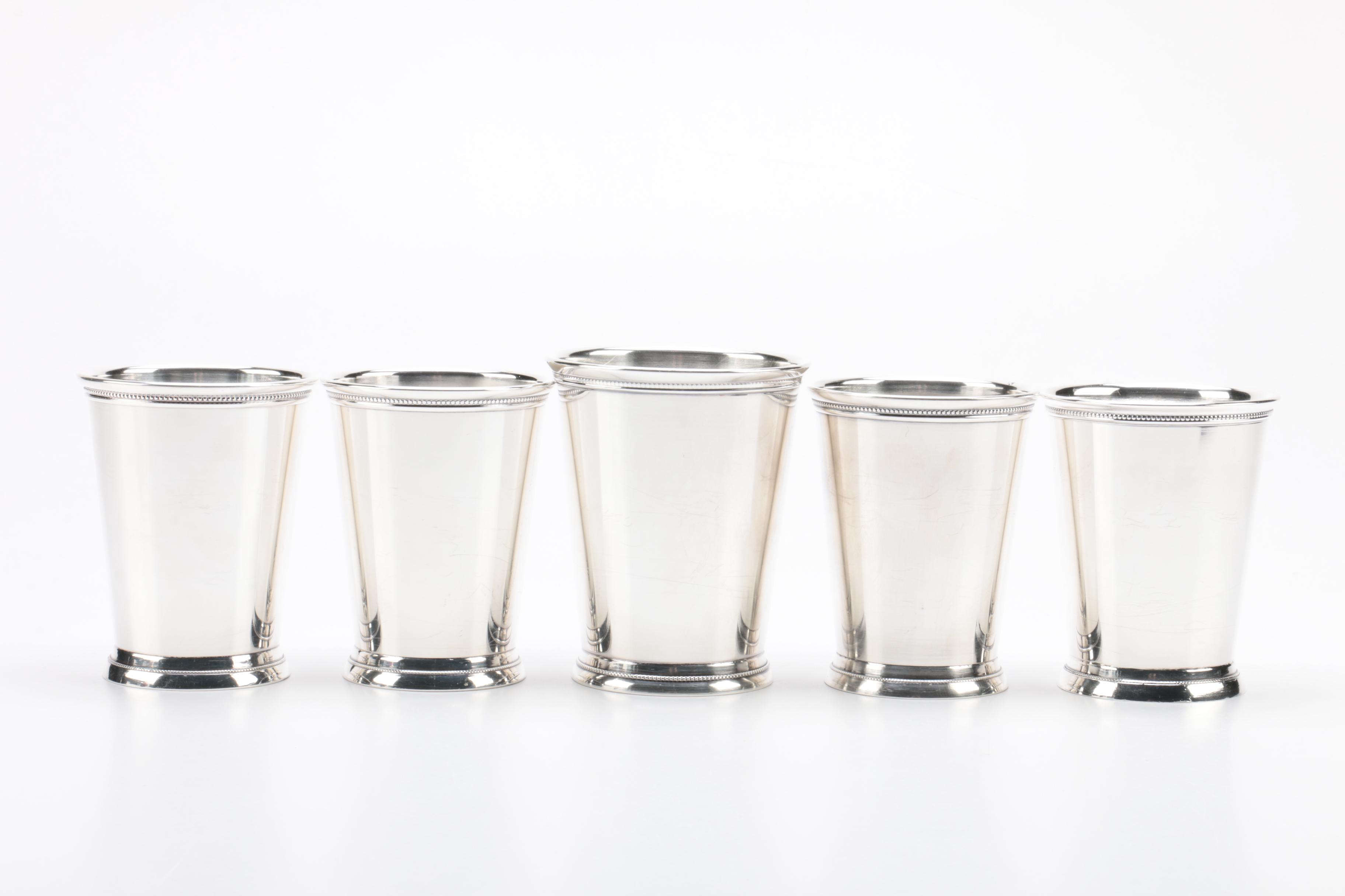 Webster-Wilcox Silver Plate Mint Julep Cups