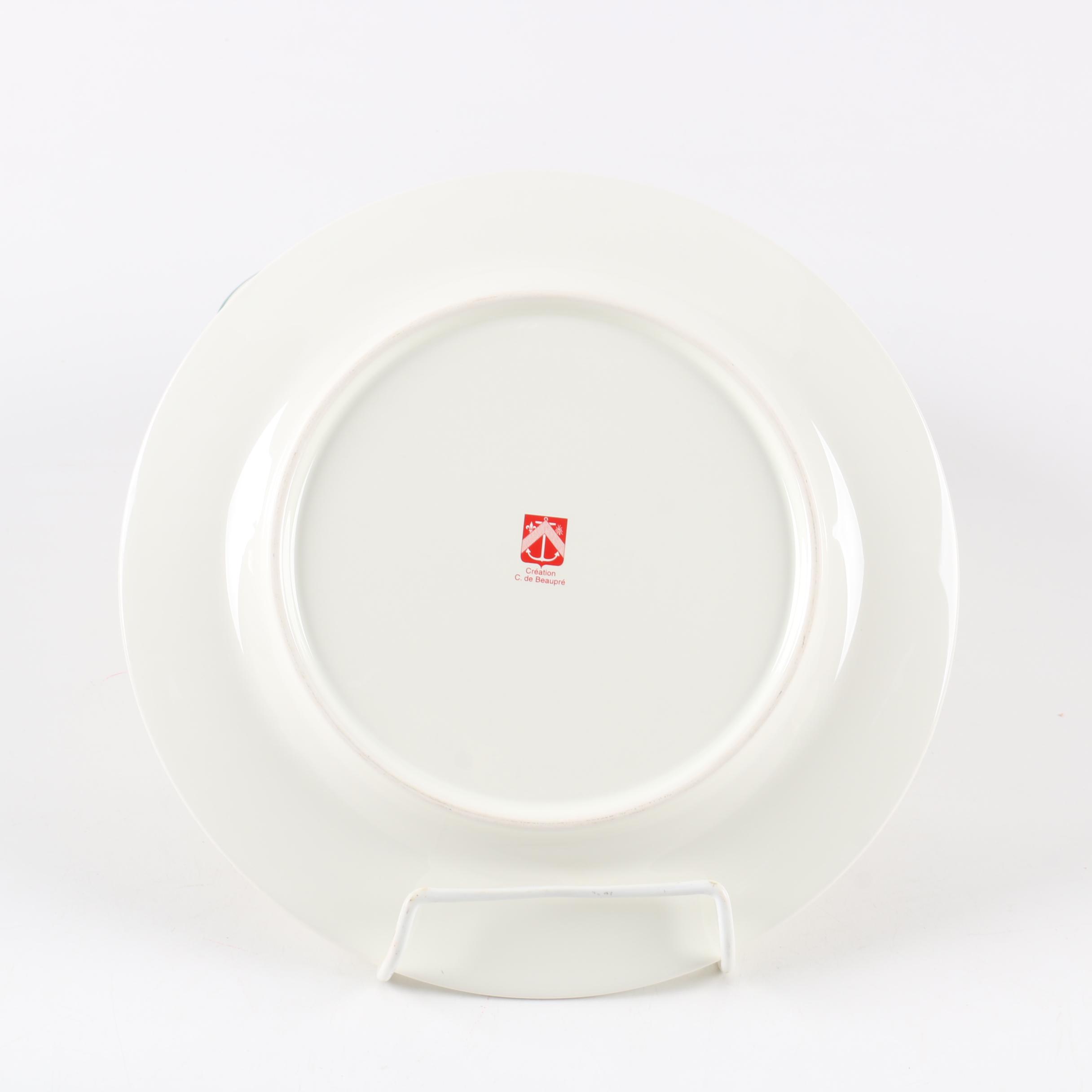 Création de Beaupré Paris "Les Petits Jardiniers" Dinnerware