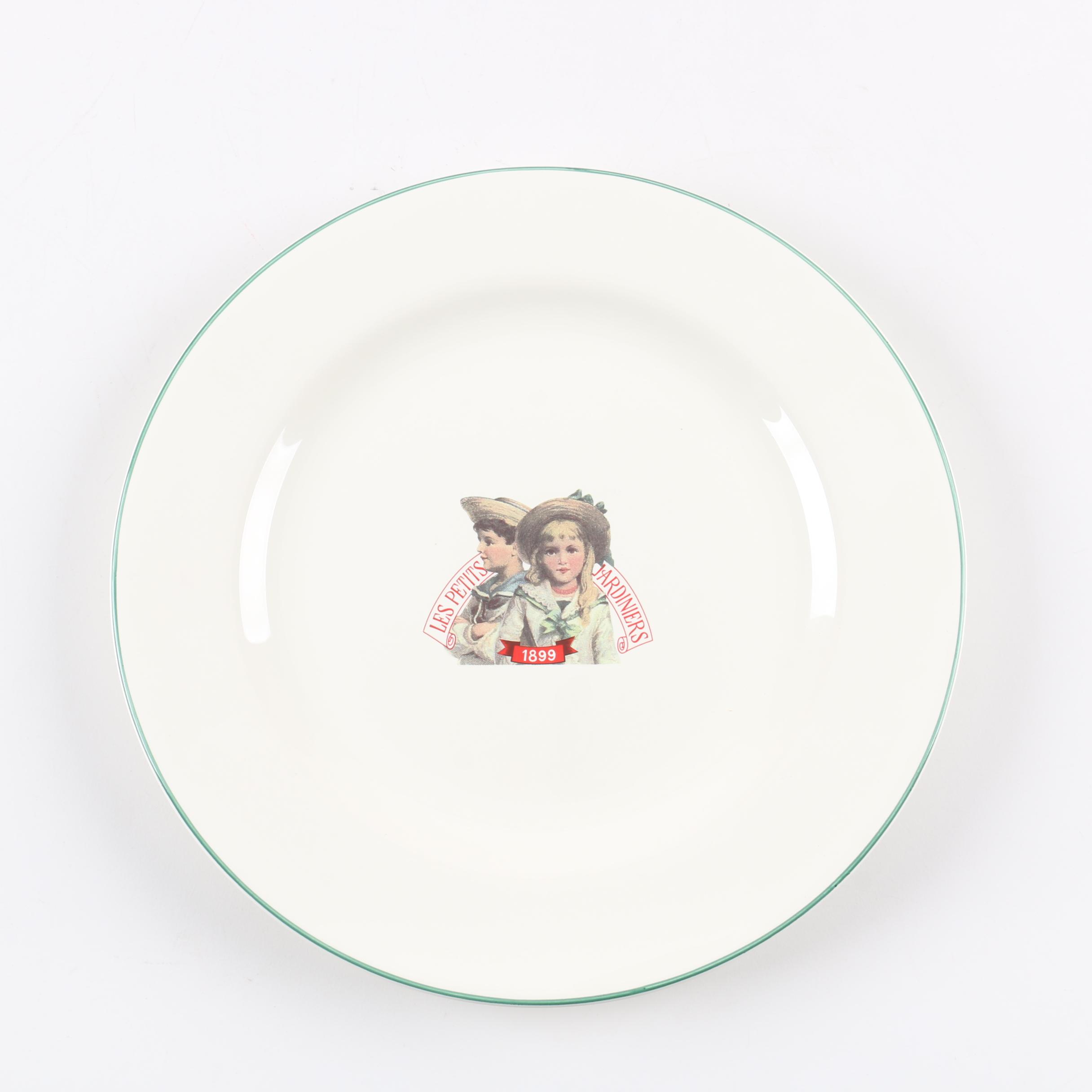 Création de Beaupré Paris "Les Petits Jardiniers" Dinnerware