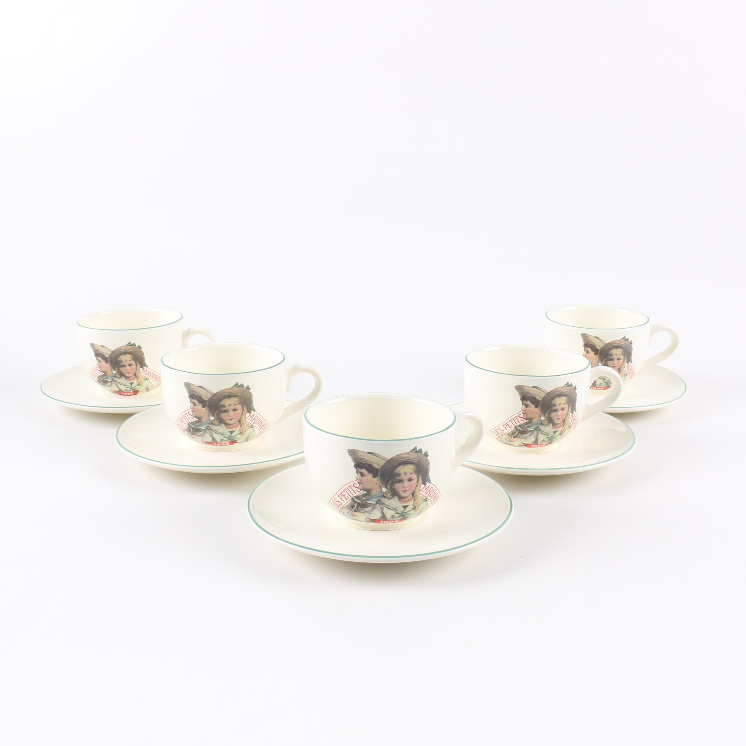 Création de Beaupré Paris "Les Petits Jardiniers" Dinnerware