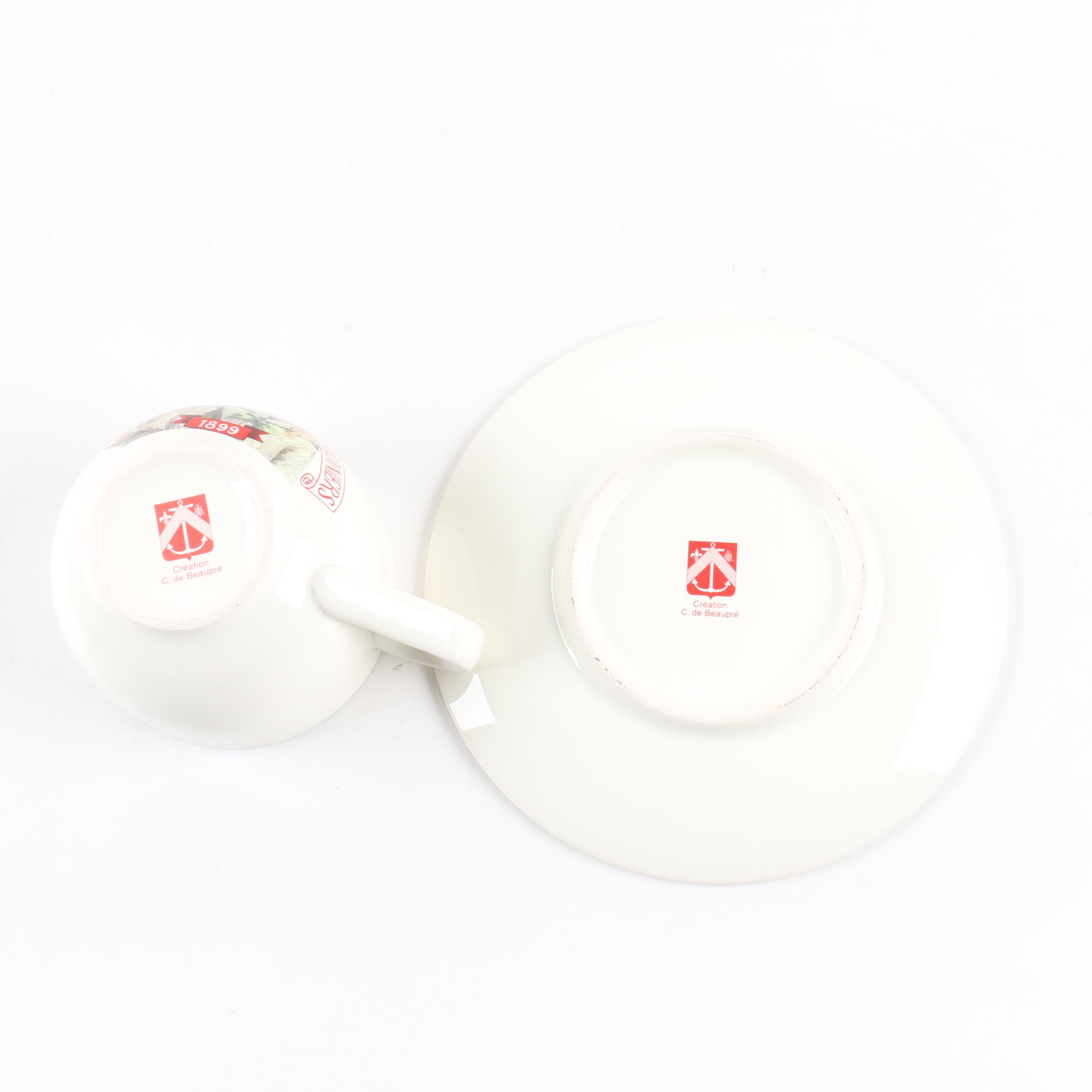 Création de Beaupré Paris "Les Petits Jardiniers" Dinnerware