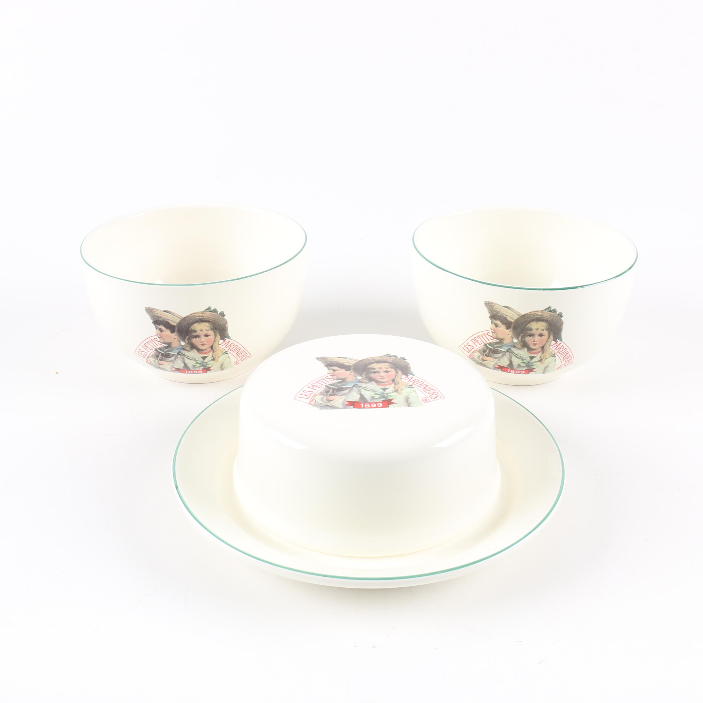 Création de Beaupré Paris "Les Petits Jardiniers" Dinnerware