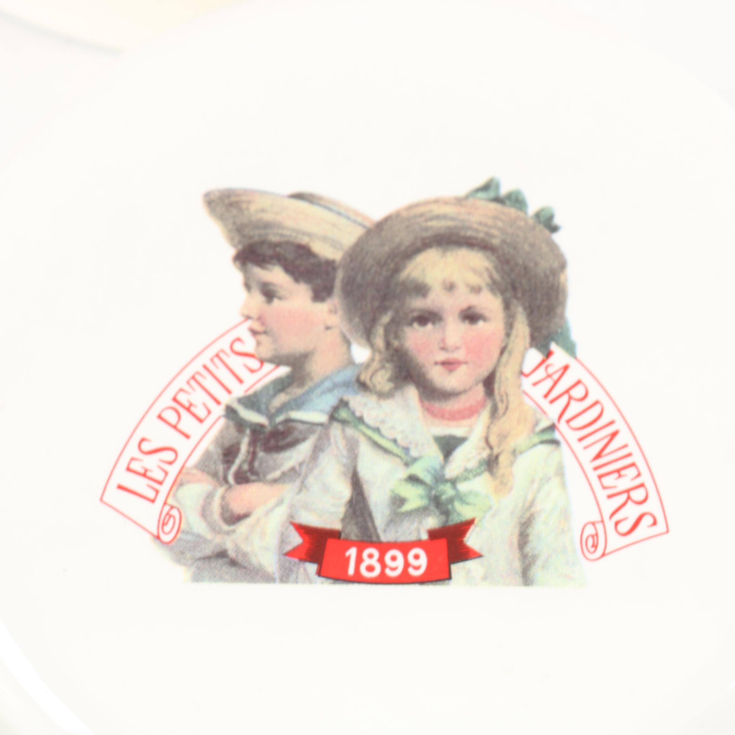 Création de Beaupré Paris "Les Petits Jardiniers" Dinnerware