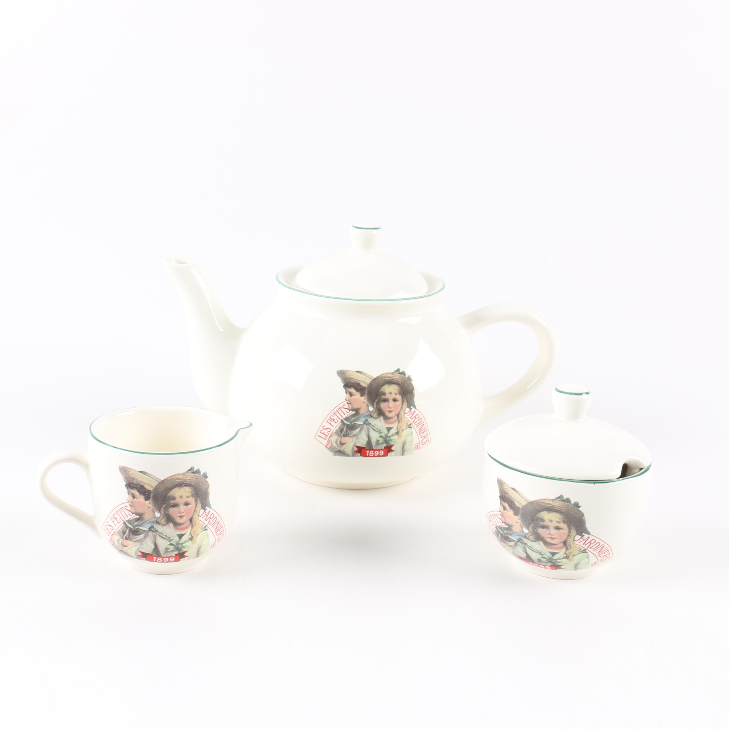 Création de Beaupré Paris "Les Petits Jardiniers" Dinnerware