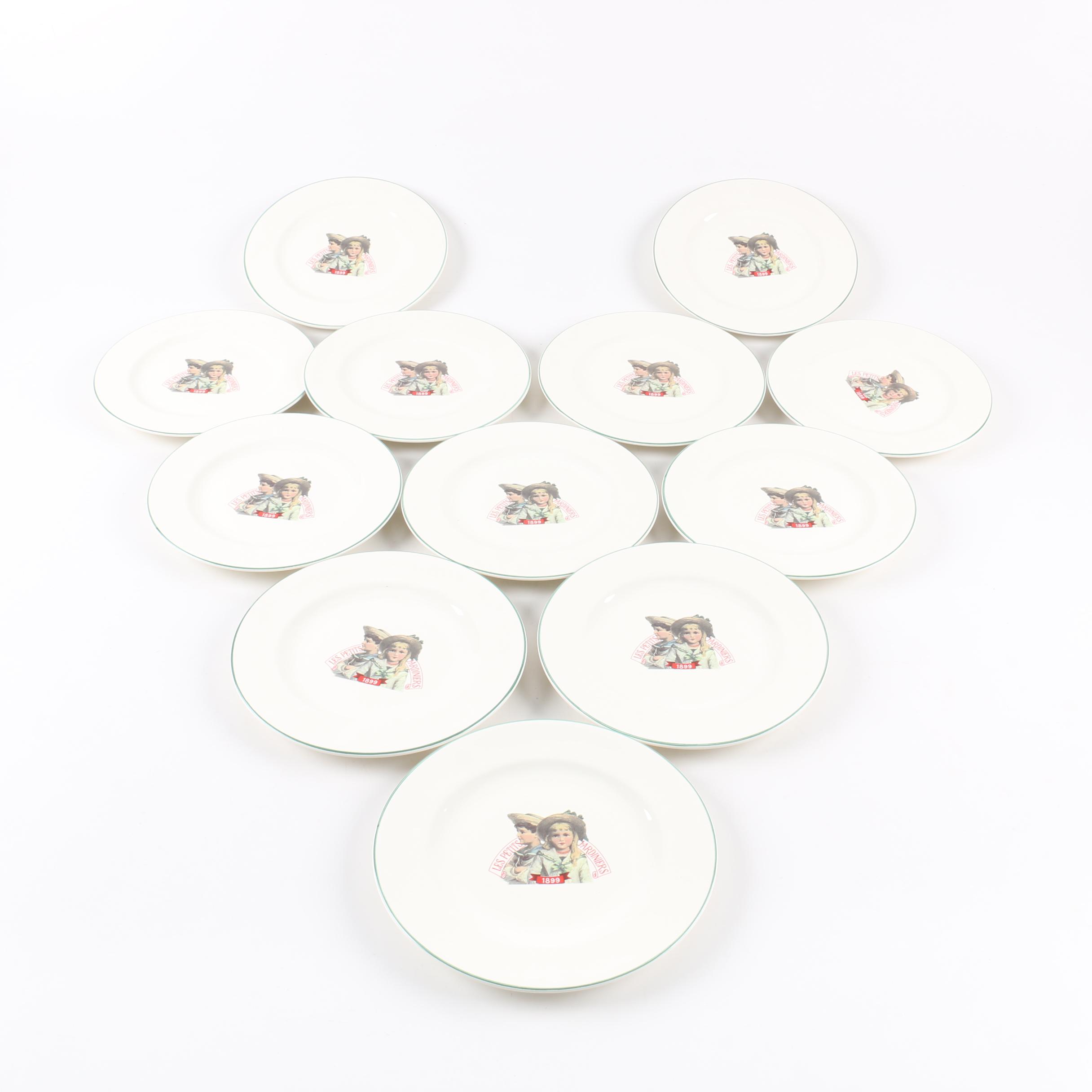 Création de Beaupré Paris "Les Petits Jardiniers" Dinnerware