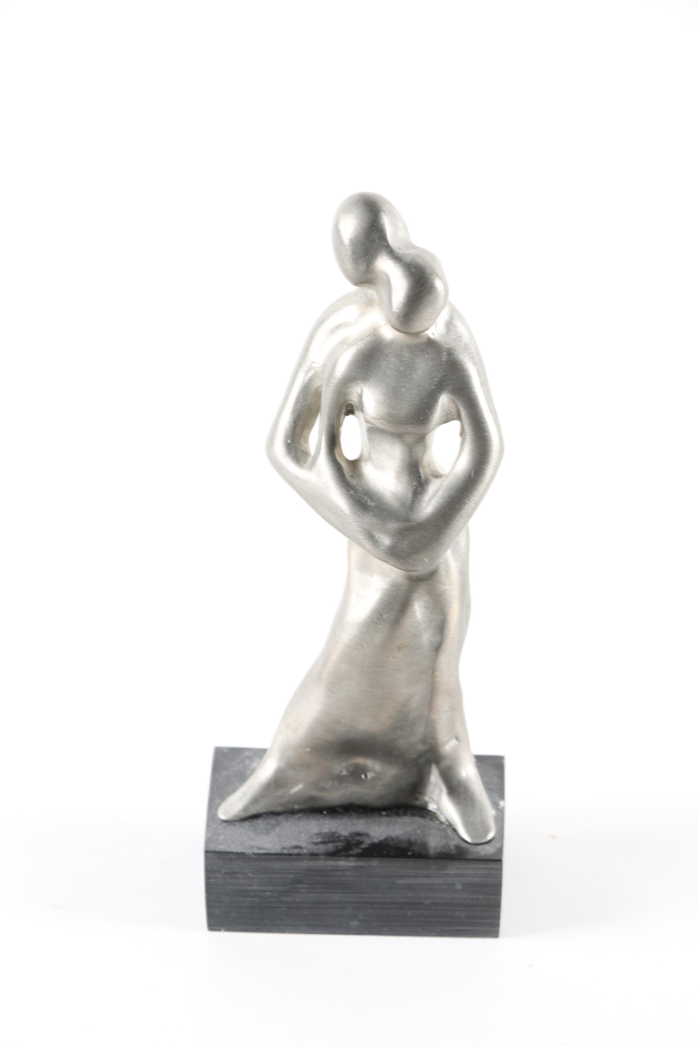 Figural Metal, Plaster and Wood Sculptures