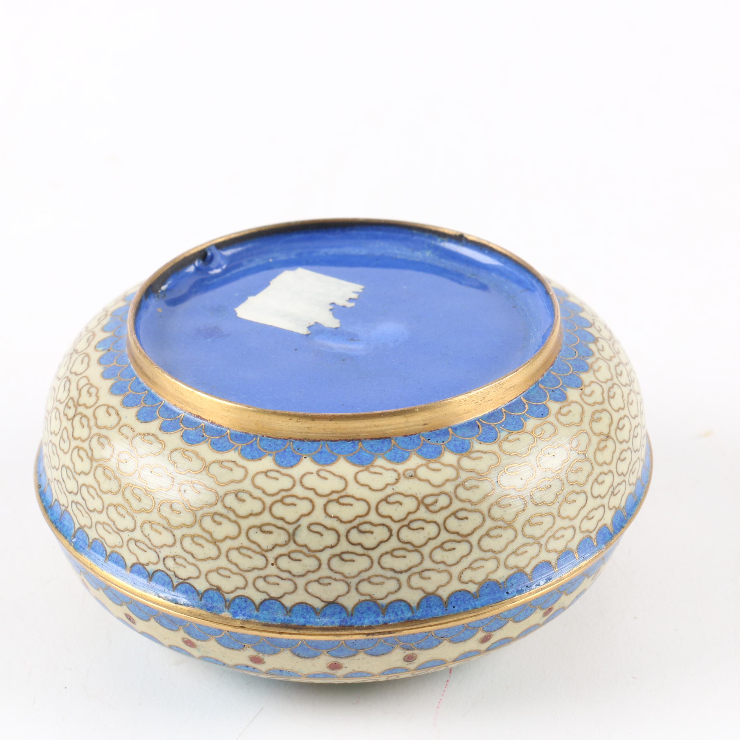 Chinese Cloisonné Trinket Box